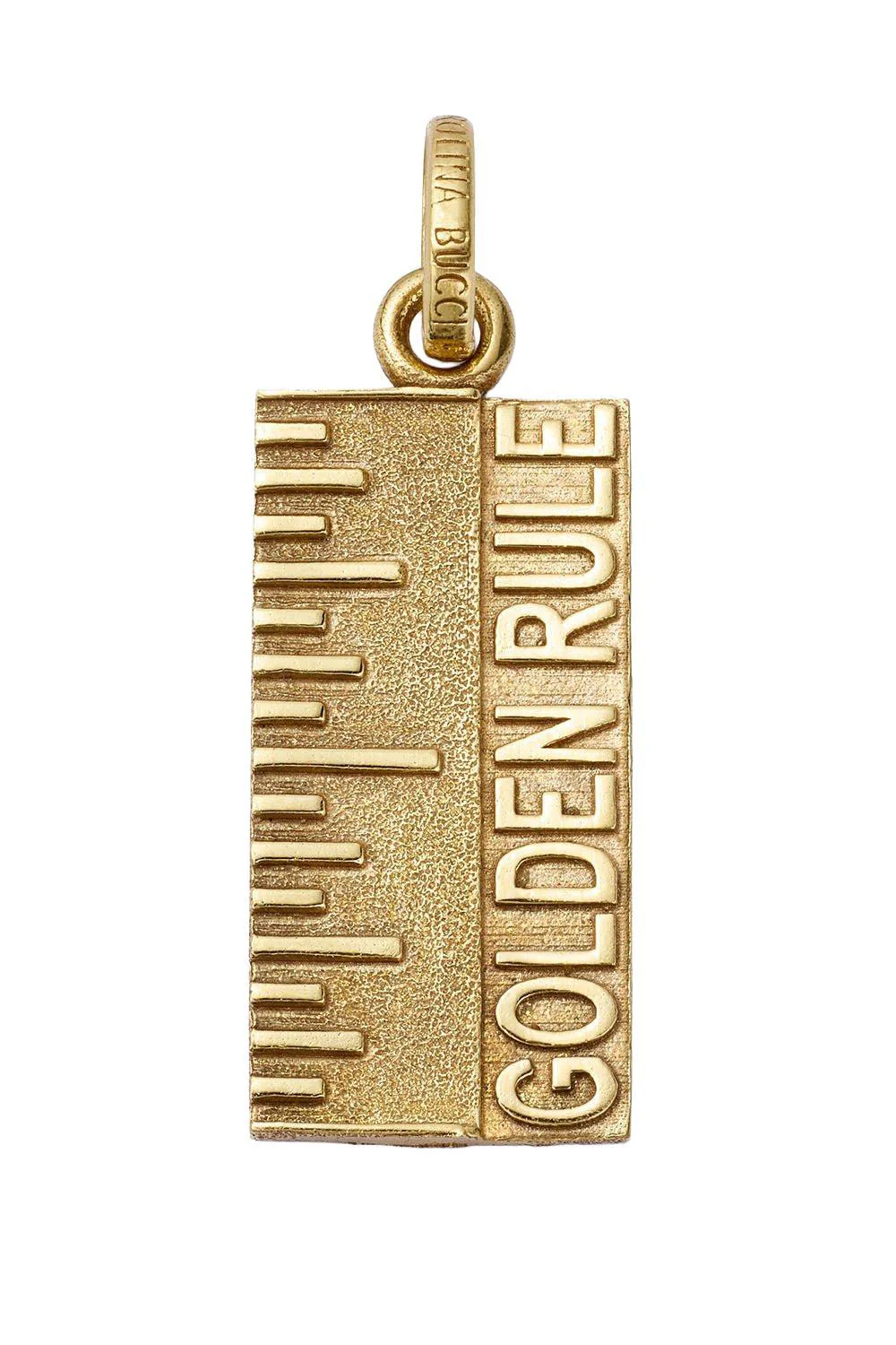 Florentine Finish Golden Rule Pendant