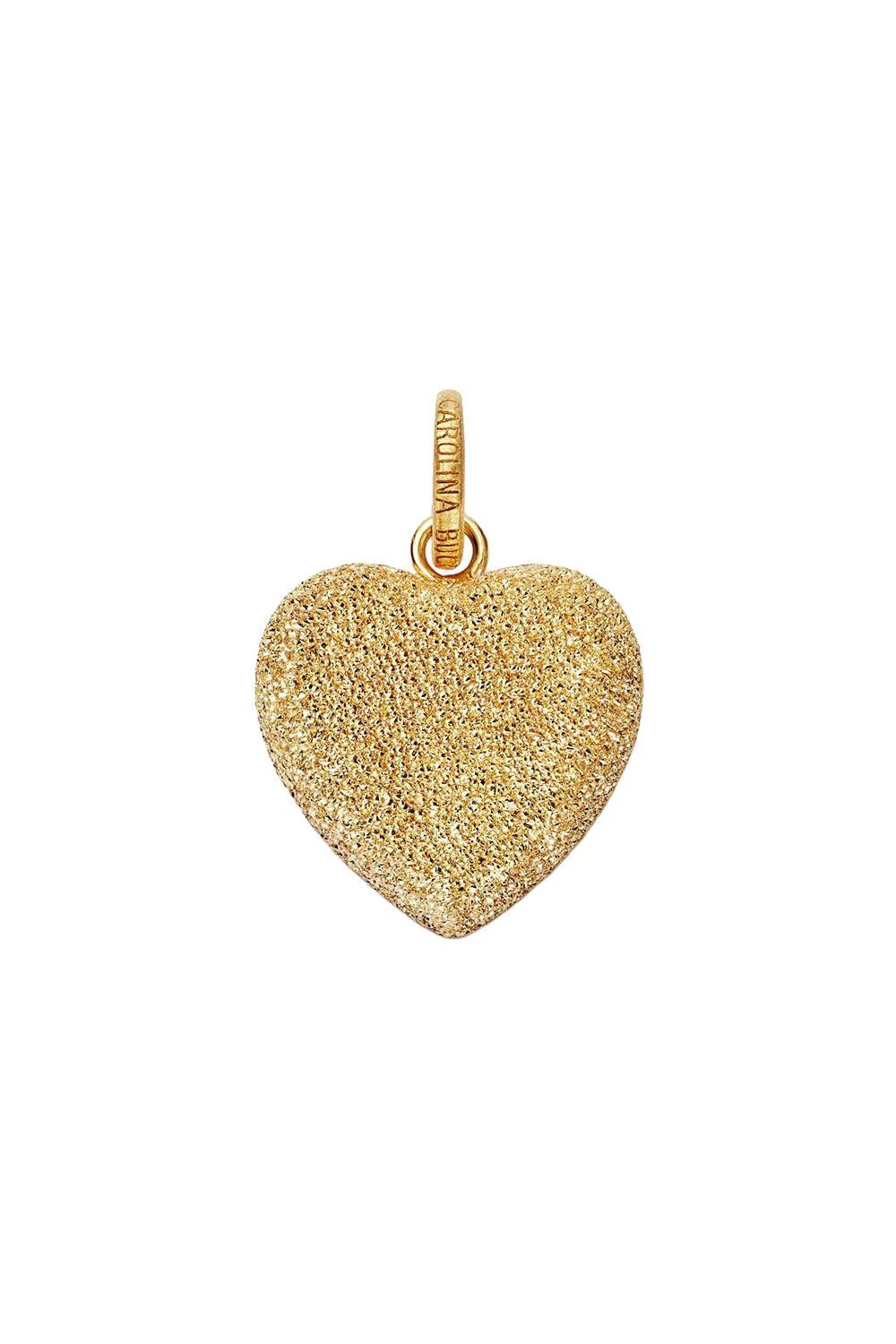 Florentine Finish Small Cuore Pendant
