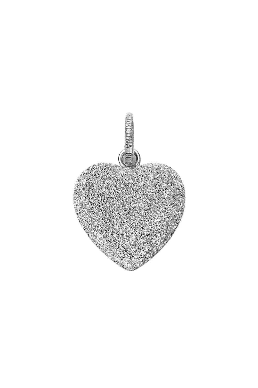 Florentine Finish Small Cuore Pendant - Image 4