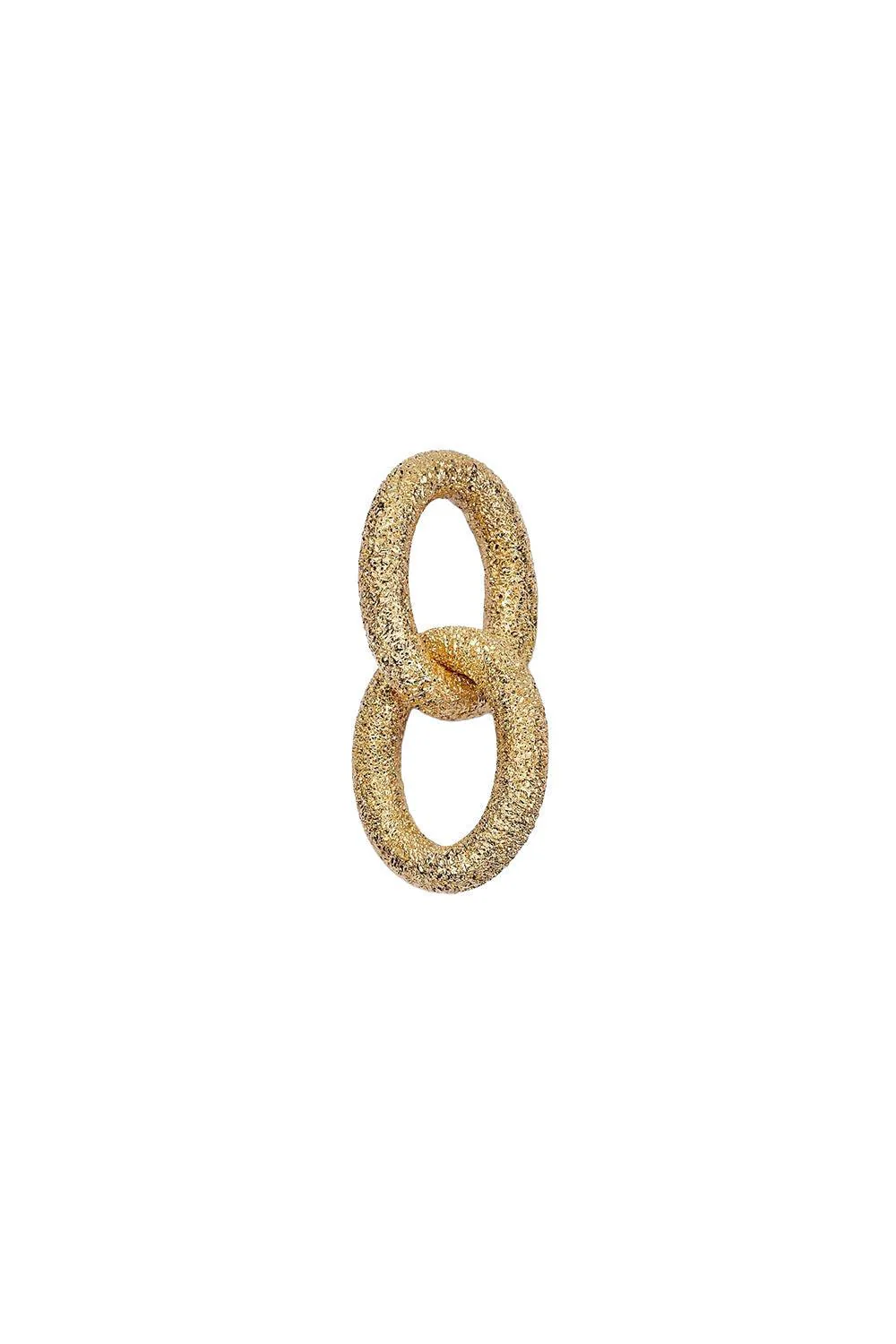 Florentine Finish Two Oval Links