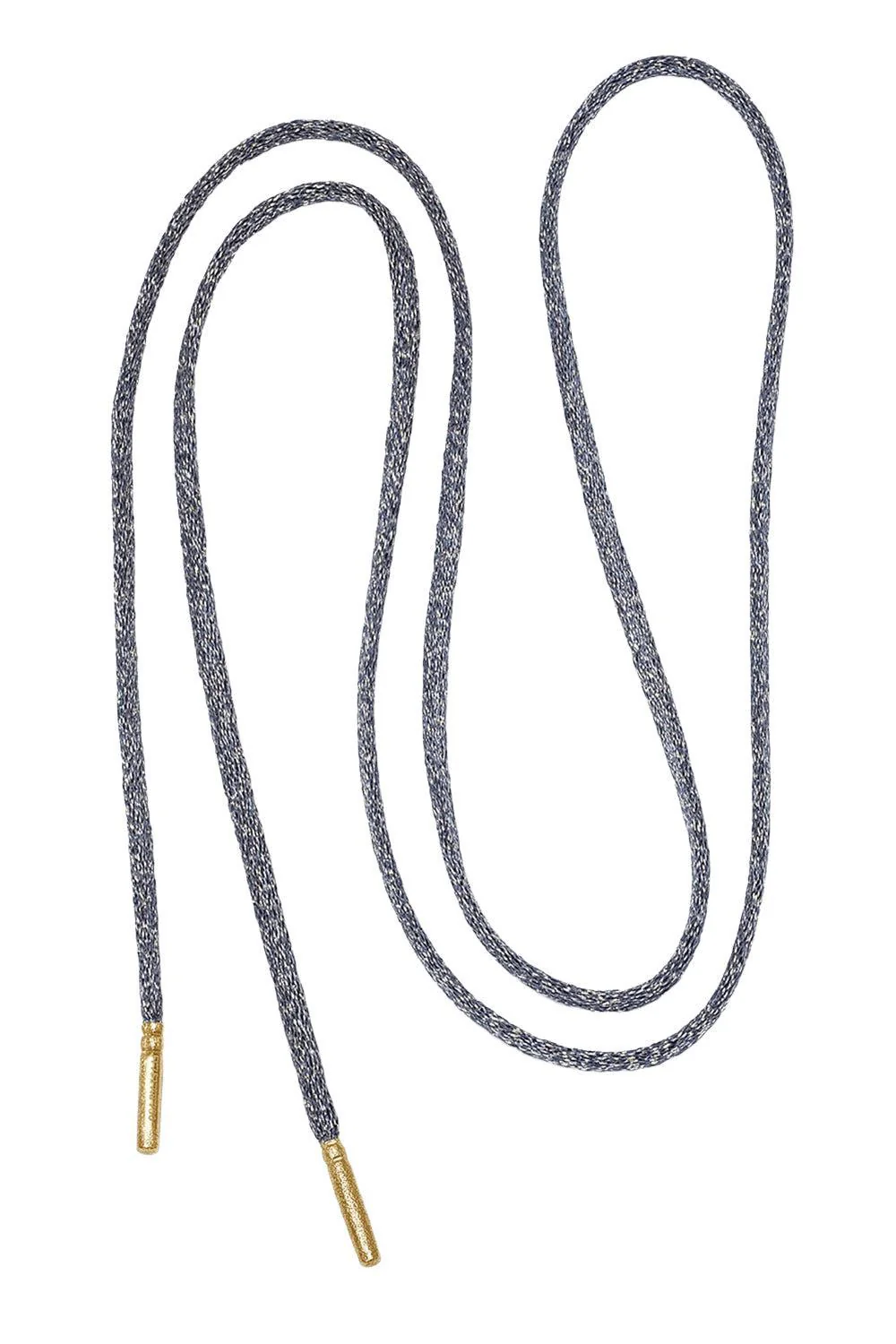 Long Forte Beads Cord - Gunmetal
