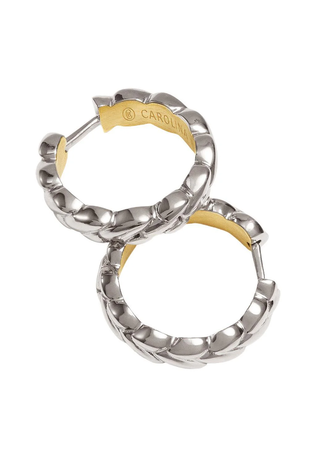 Patinato Everyday Earrings - White Gold