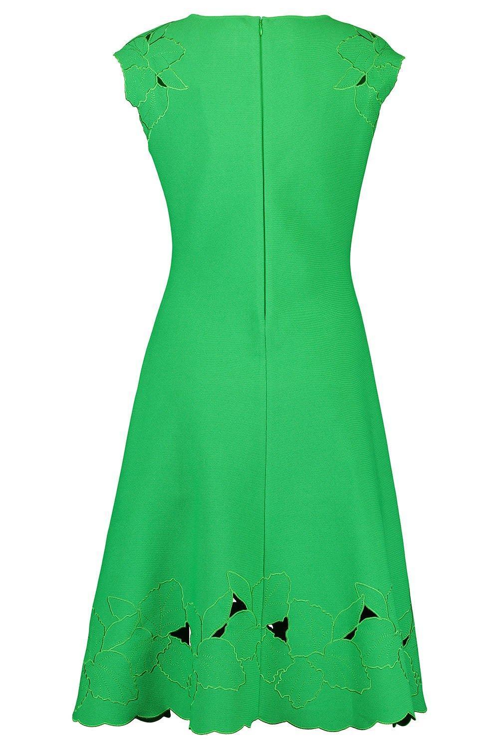 Boat Neck Flare Dress - Image 7