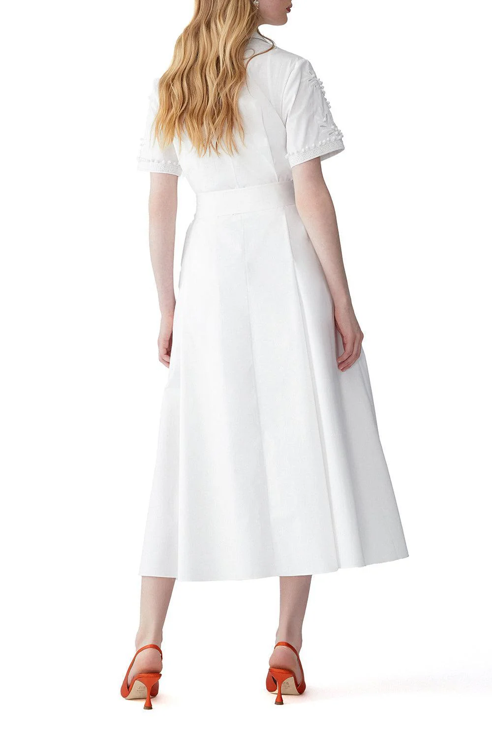 Embroidered Shirt Dress - Image 5