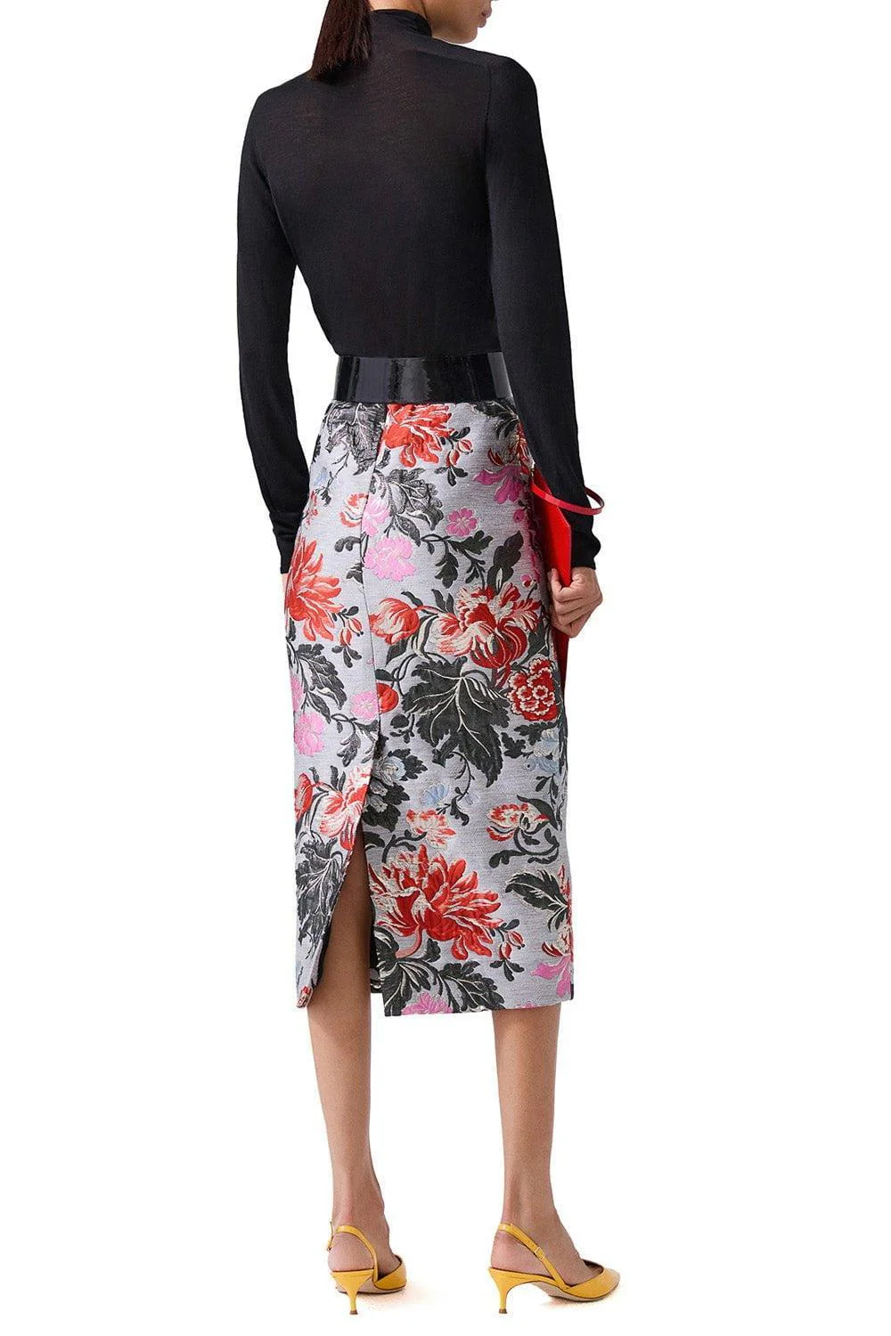 Floral Pencil Skirt - Image 4