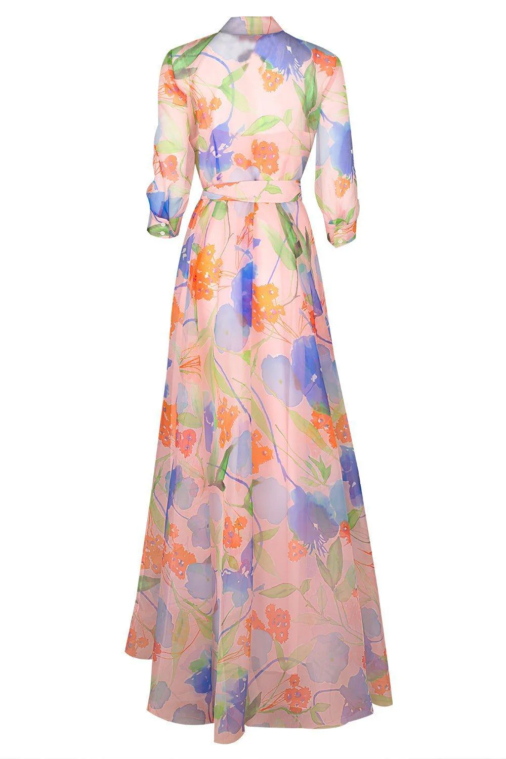 Floral Shirt Gown - Image 7