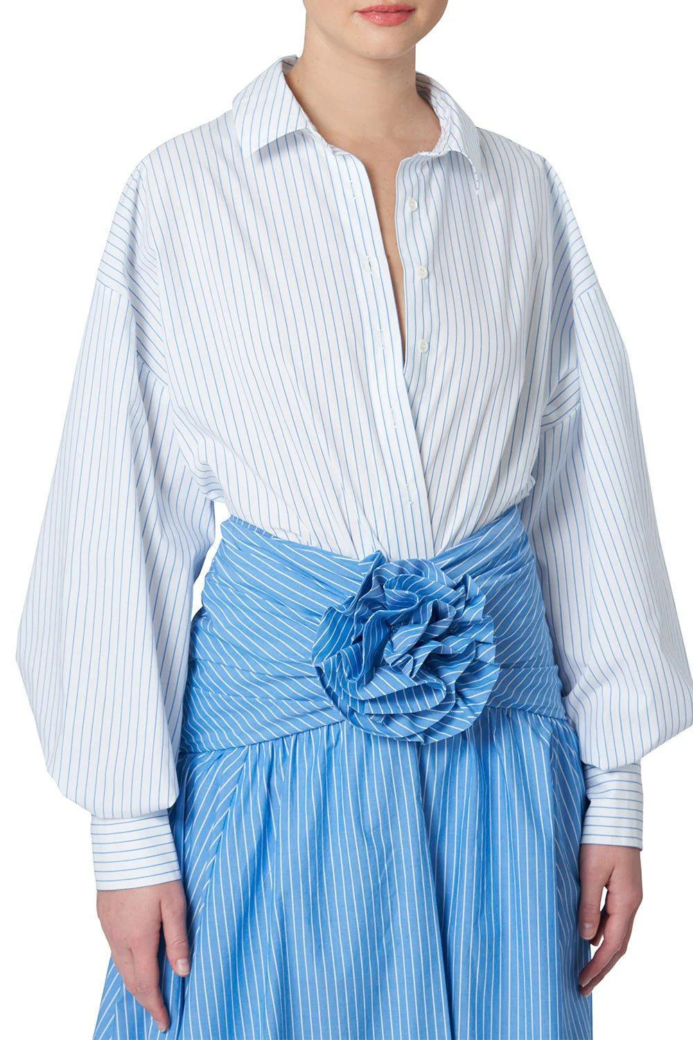Gathered Waist Maxi Skirt - Image 3