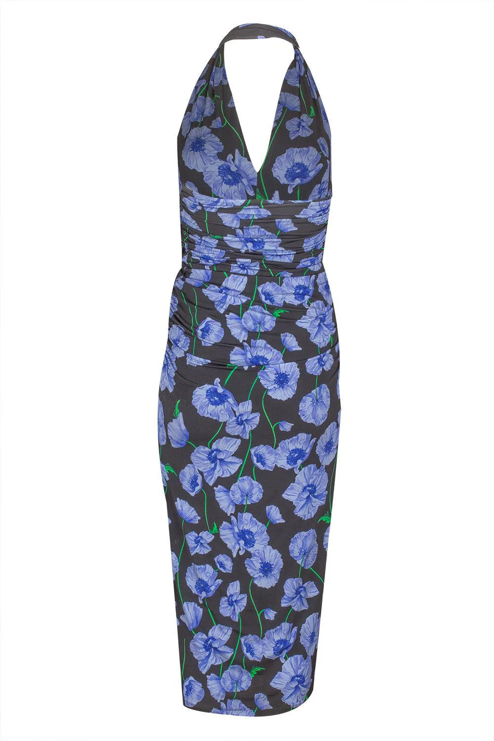 Halter Neck Gathered Dress - Image 4