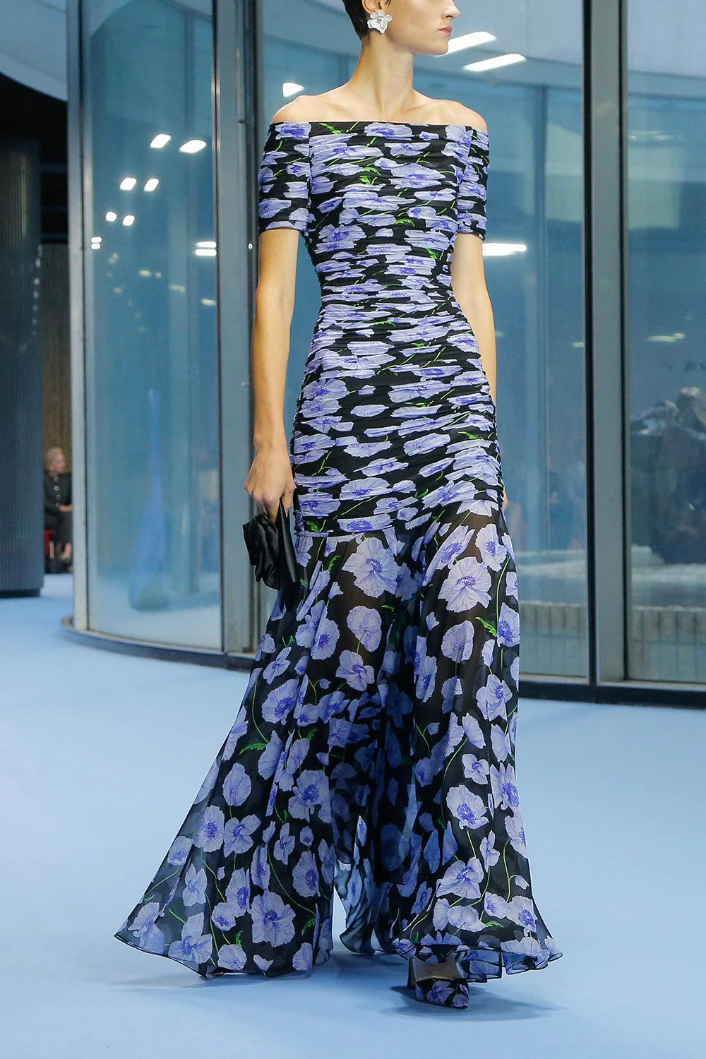 Off The Shoulder Gathered Gown - Image 2