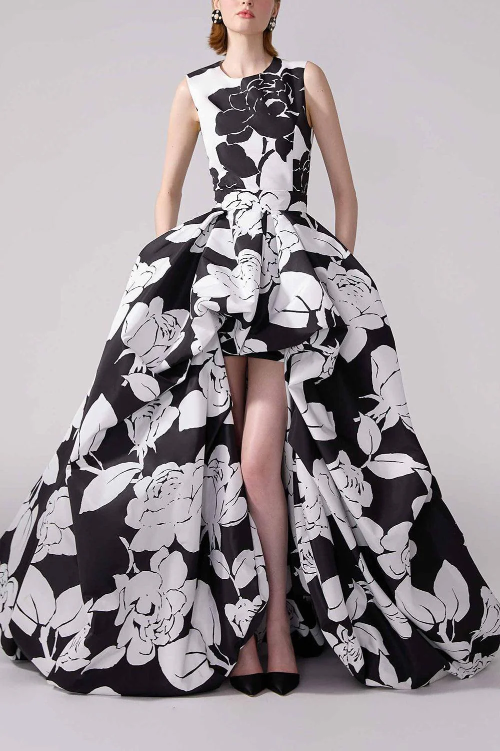 Sleeveless Hi Low Gown - Image 2