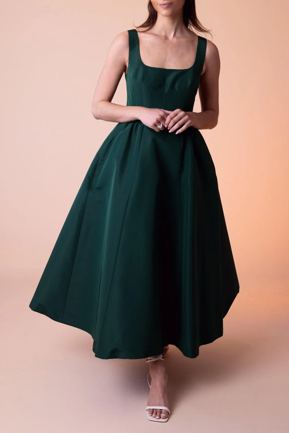 Sleeveless Scoop Neck Dress - Image 2