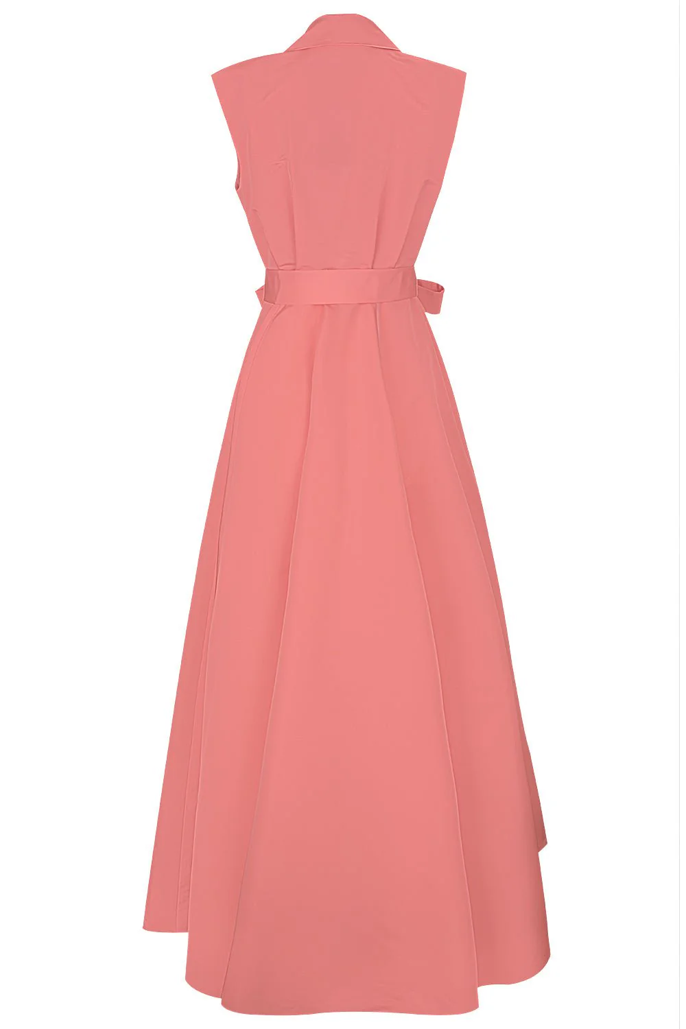 Sleeveless Trench Gown - Blush - Image 3