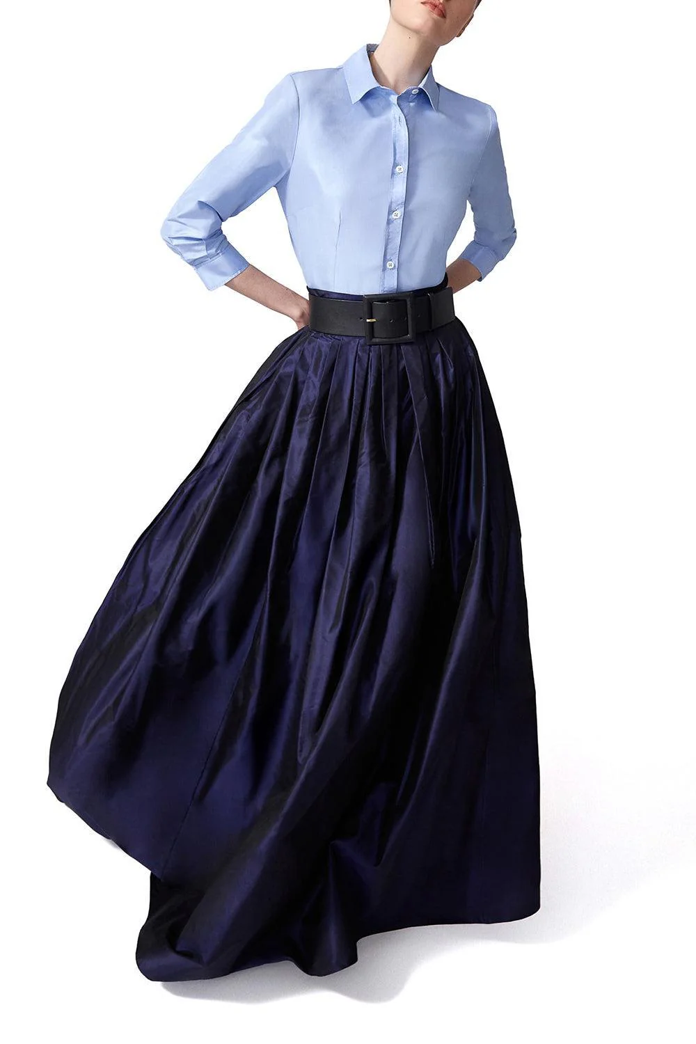 Taffeta Shirt - Sky Blue - Image 3