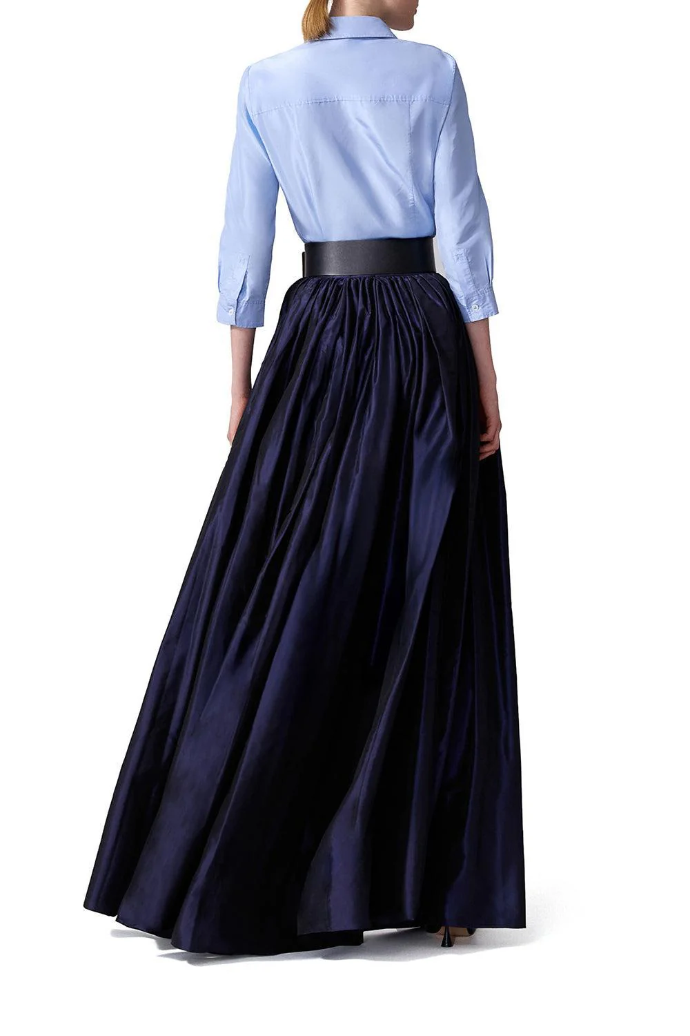 Taffeta Shirt - Sky Blue - Image 4