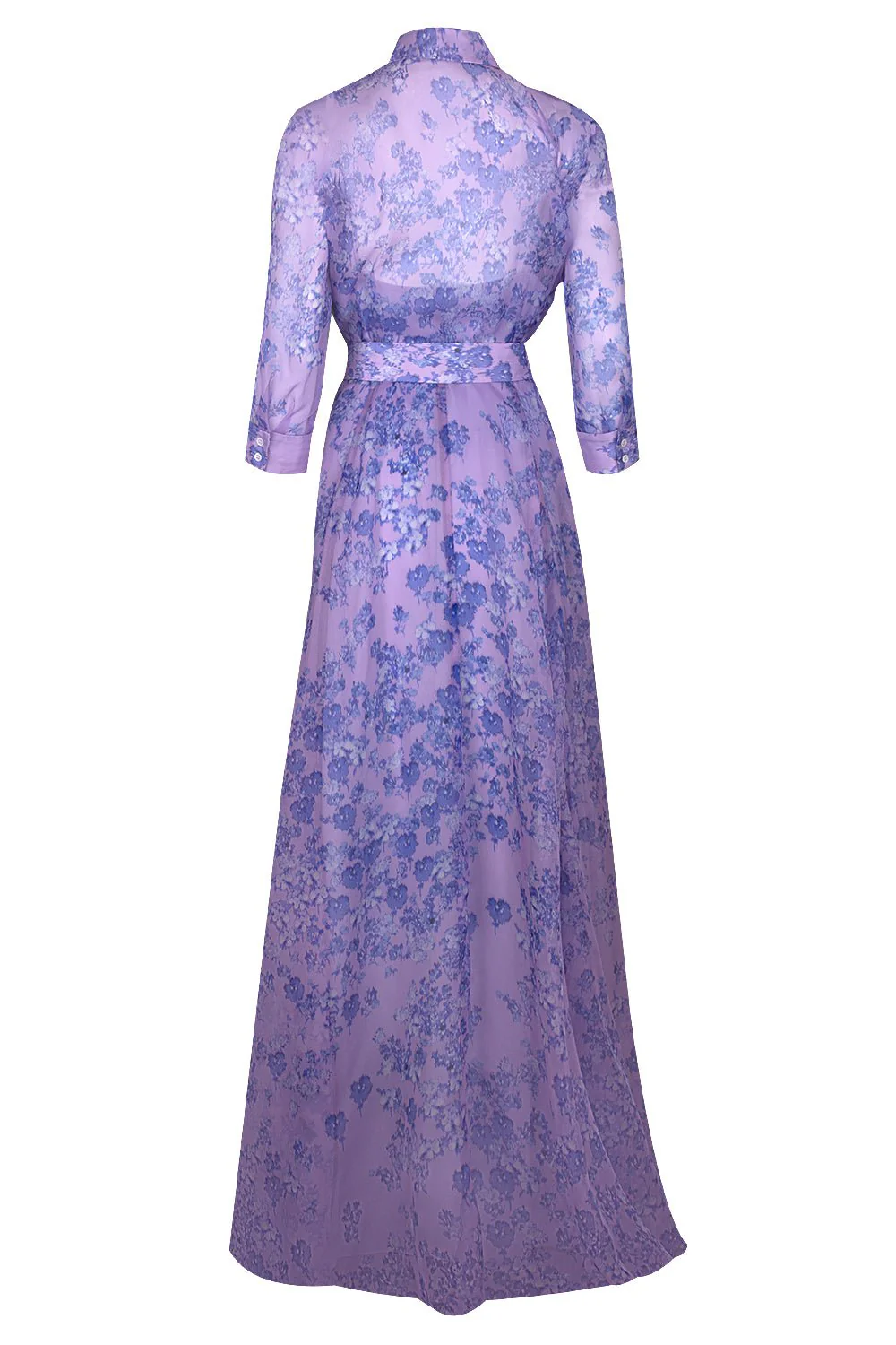 Three Quarter Sleeve Trench Gown - Image 5
