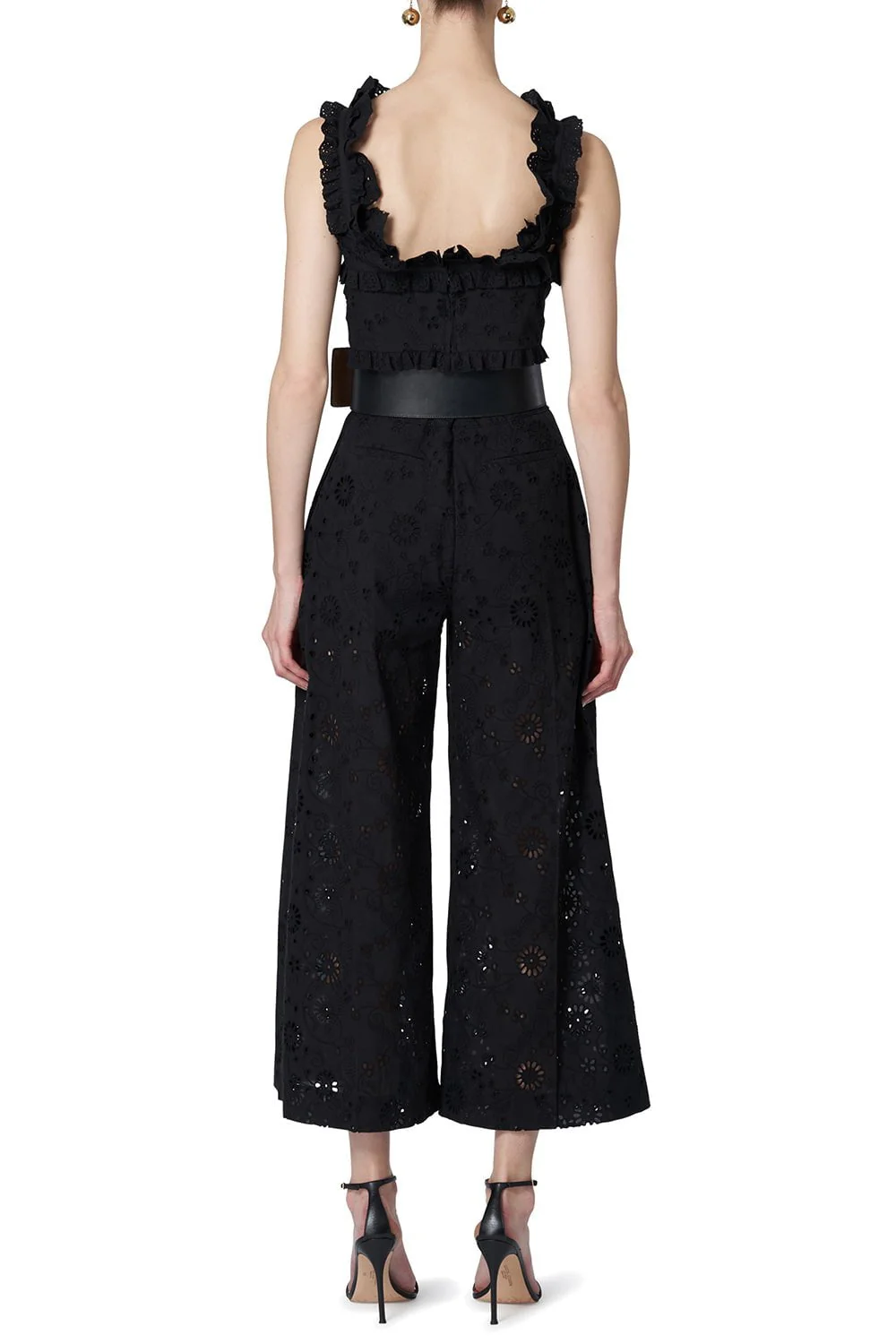 Wide Leg Eyelet Pant - Image 3