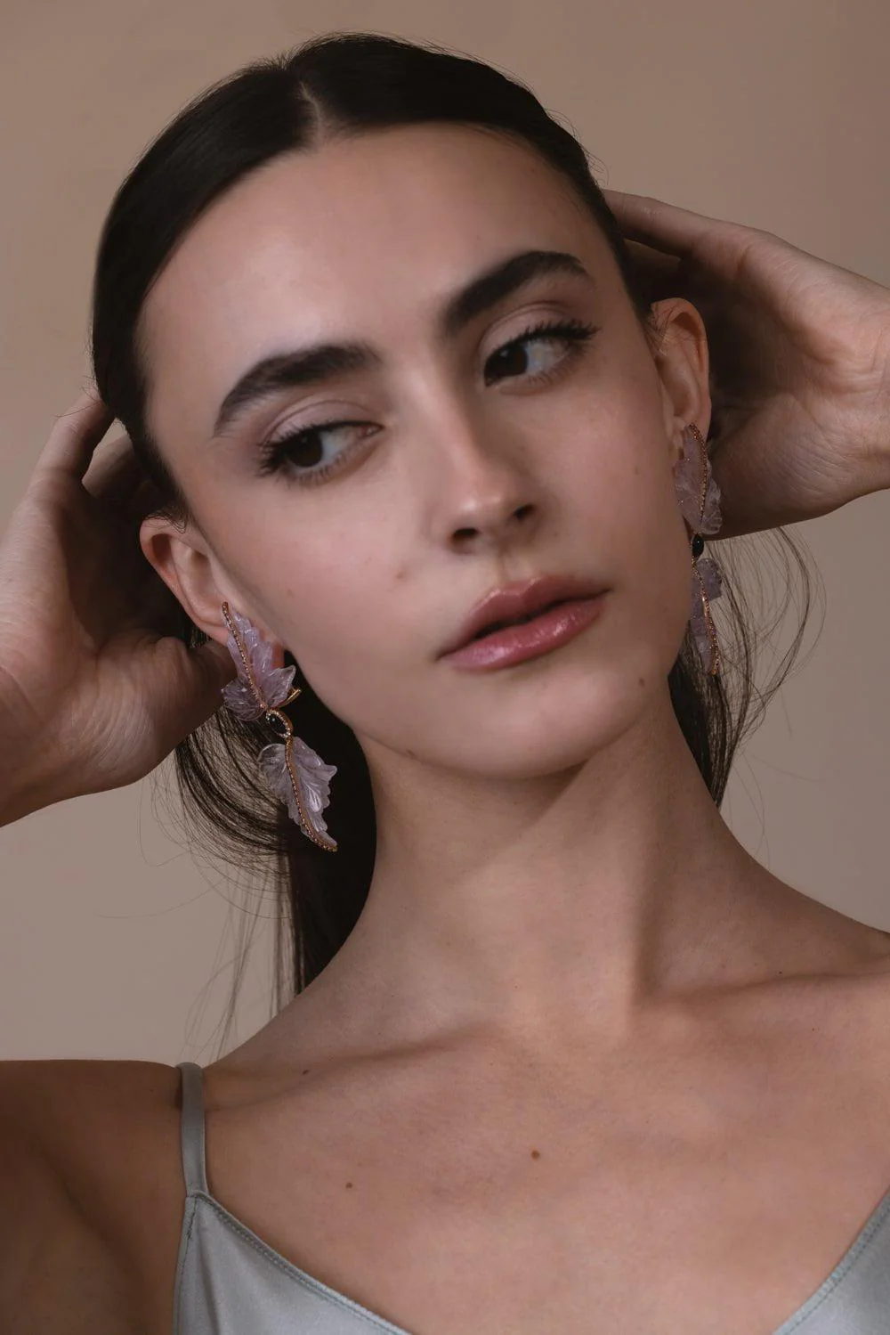 Amethyst Mother Nature Earrings - Image 2