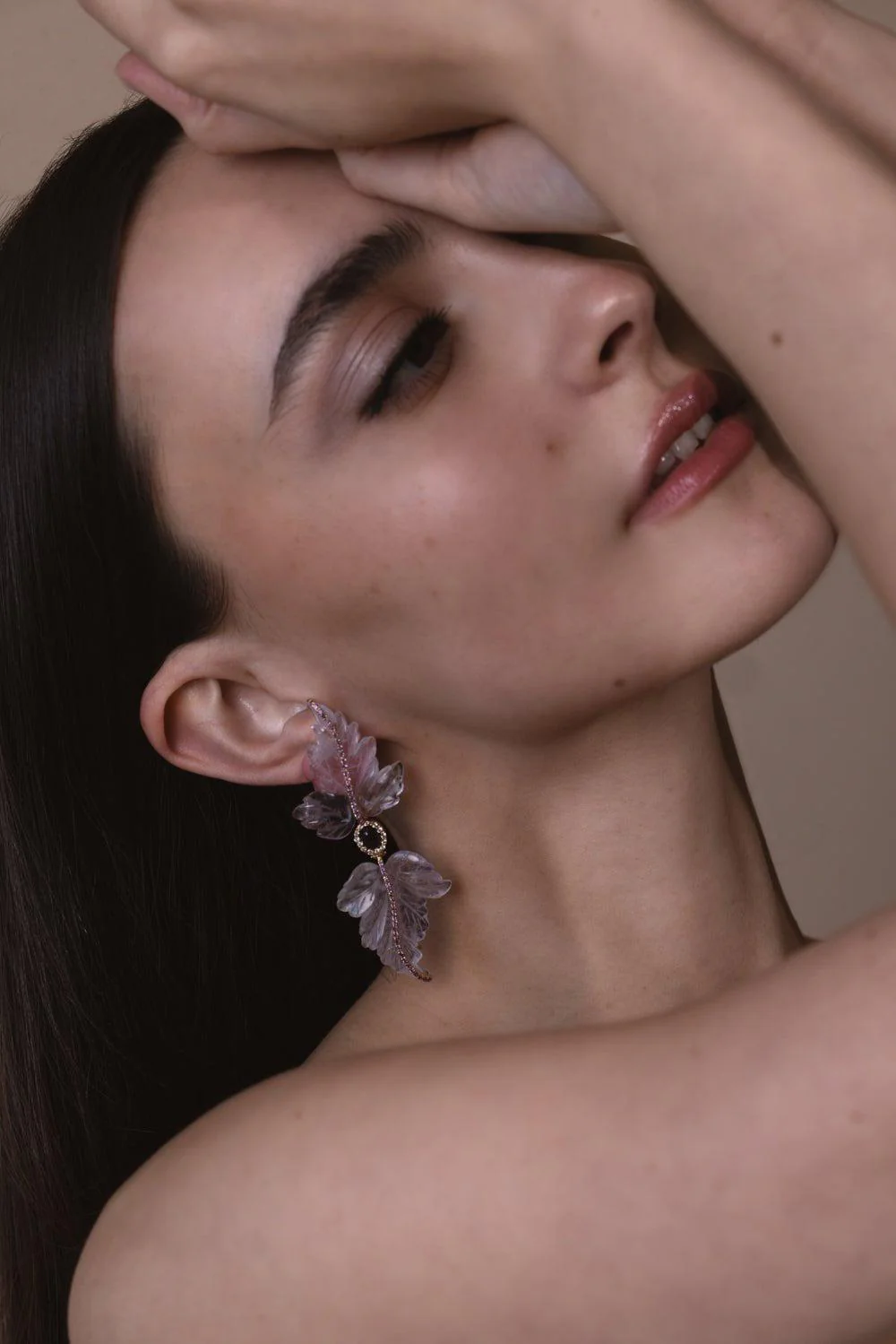 Amethyst Mother Nature Earrings - Image 4