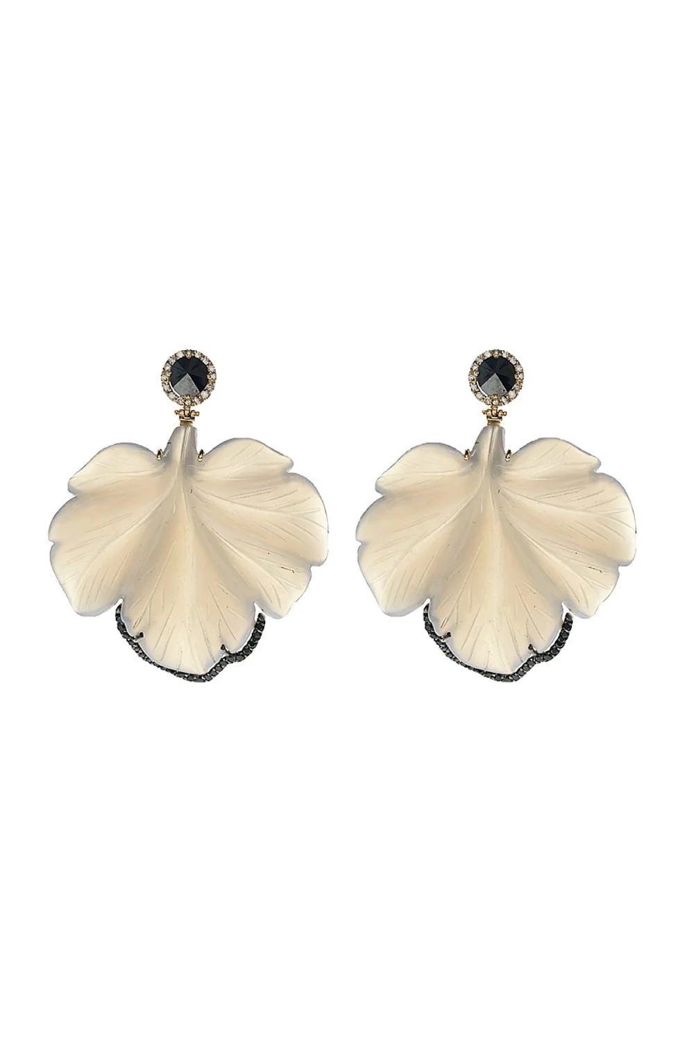 Gray Agate Mother Nature Earrings