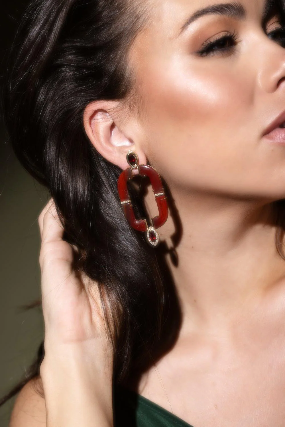 Red Jasper Mother Nature Earrings - Image 3