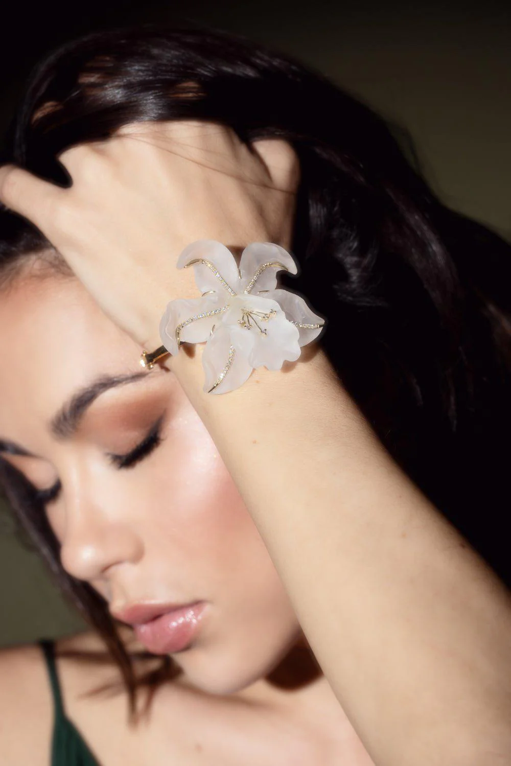 Rock Crystal Flower Mother Nature Bracelet - Image 6