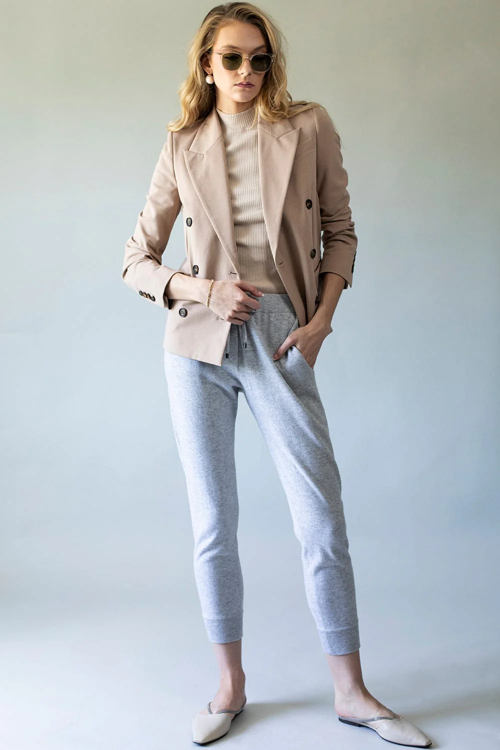 Cashmere Drawstring Pants - Image 3