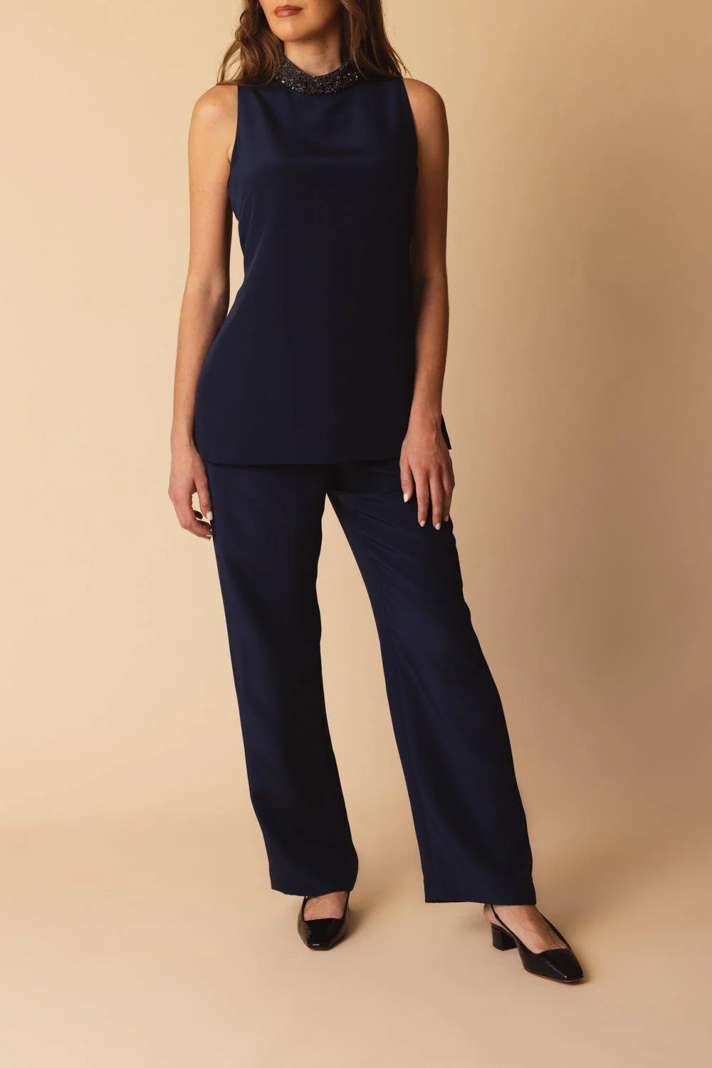 Classic Pull On Pant - Navy - Image 3