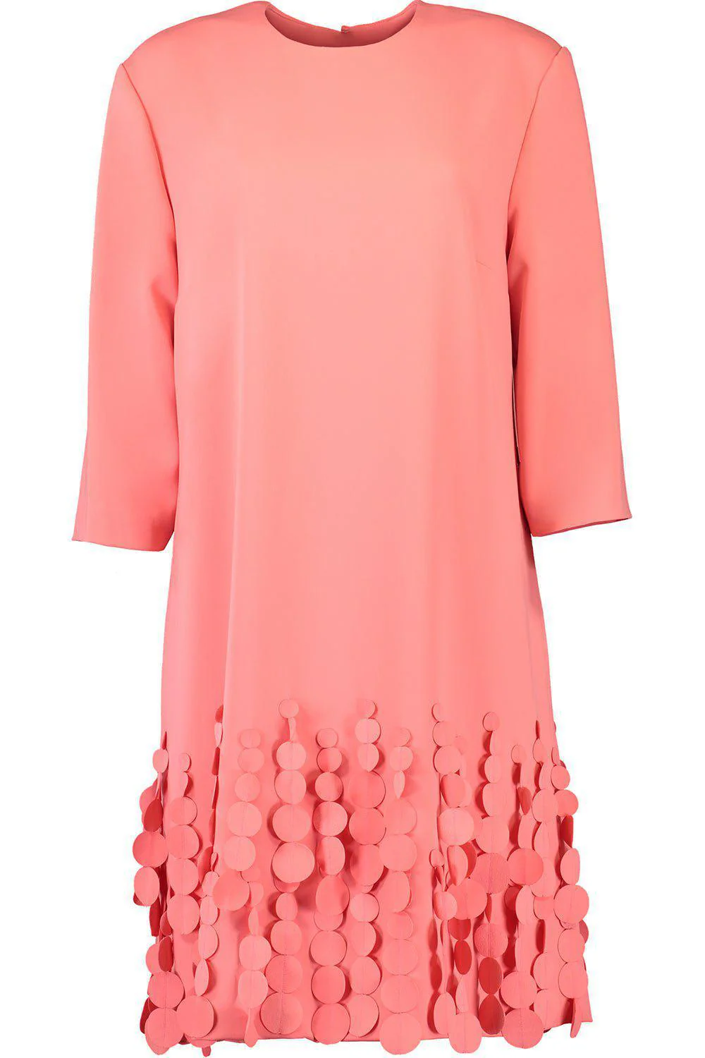 Three Quarter Sleeve Arak Dress - Coral