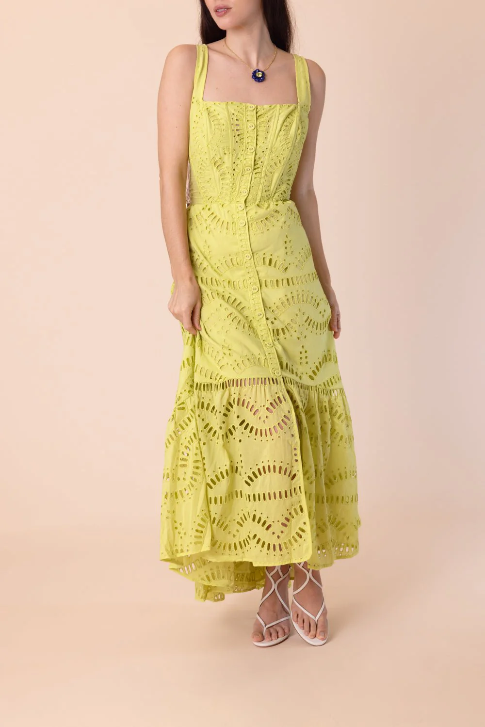 Nissy Dress - Lime Punch - Image 2