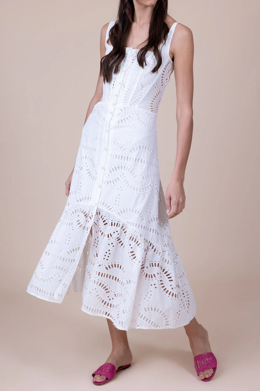 Nissy Dress - White Samoa - Image 3