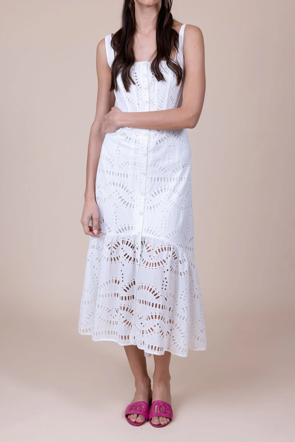 Nissy Dress - White Samoa - Image 4
