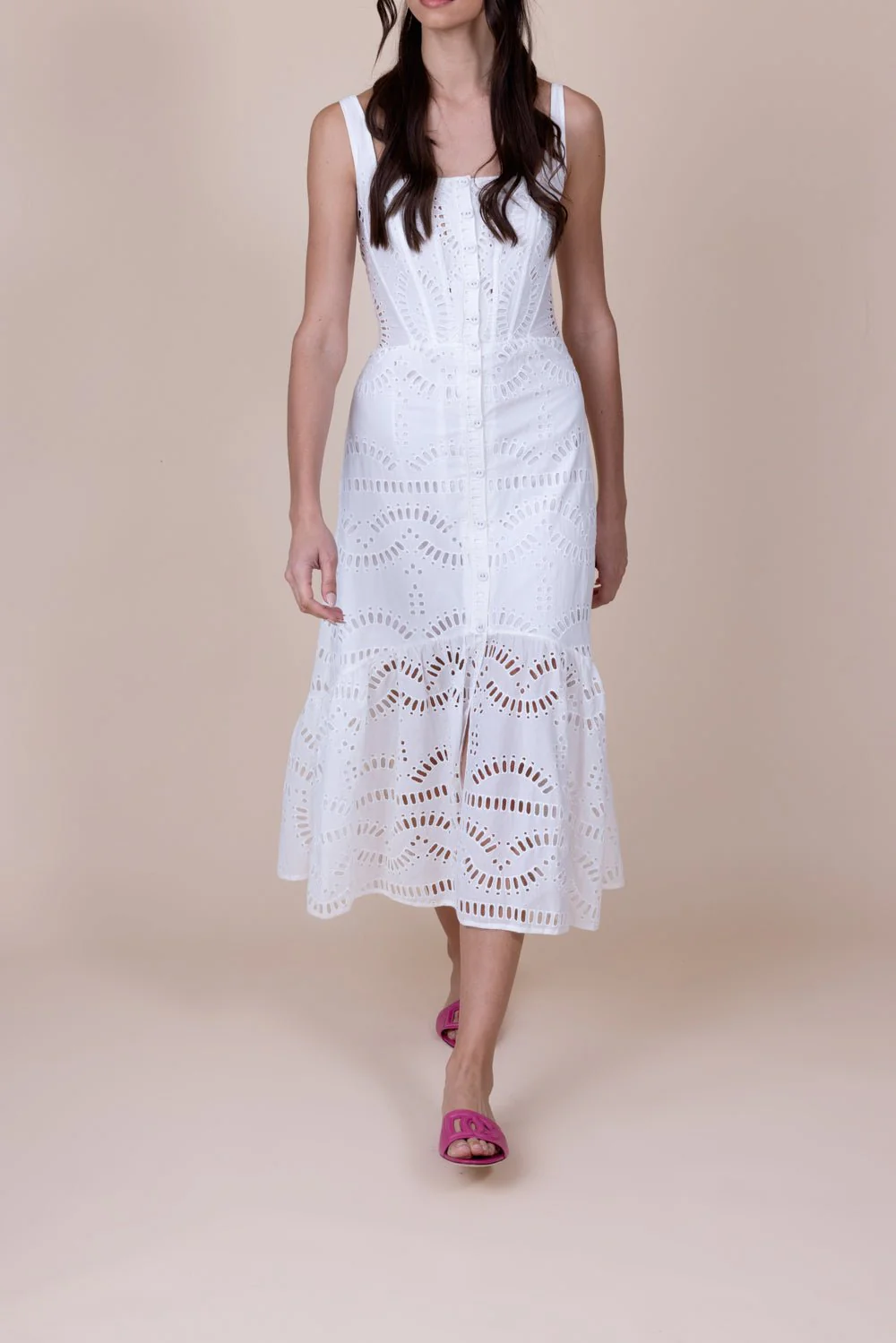 Nissy Dress - White Samoa - Image 5