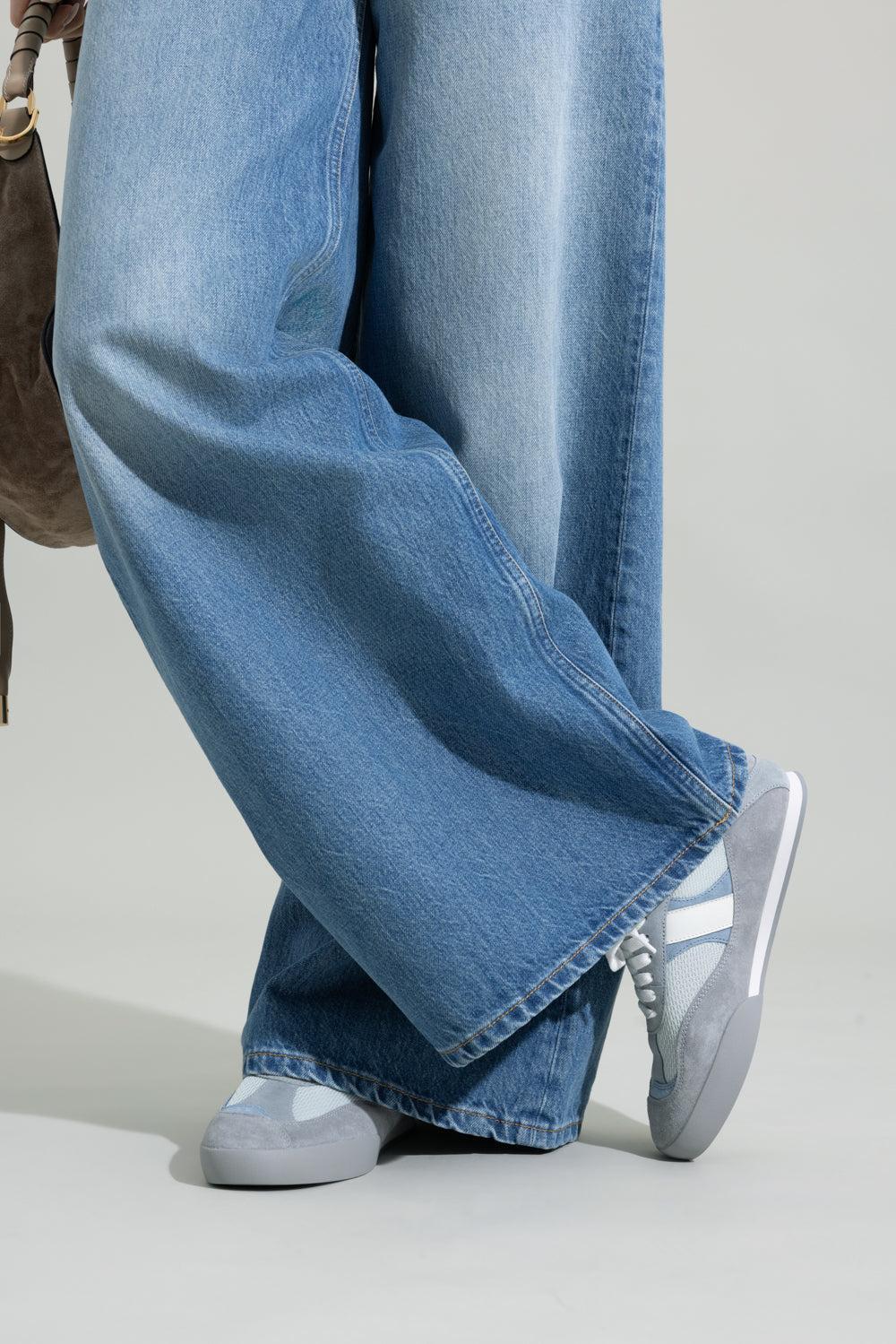 Chloe Kick Sneaker - Greyish Blue - Image 3
