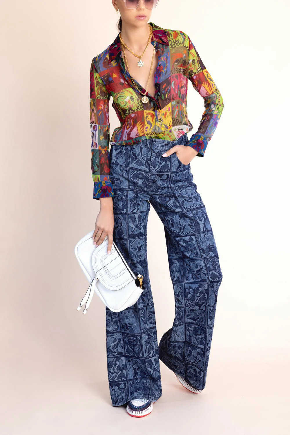 Classic Slim Blouse - Image 3