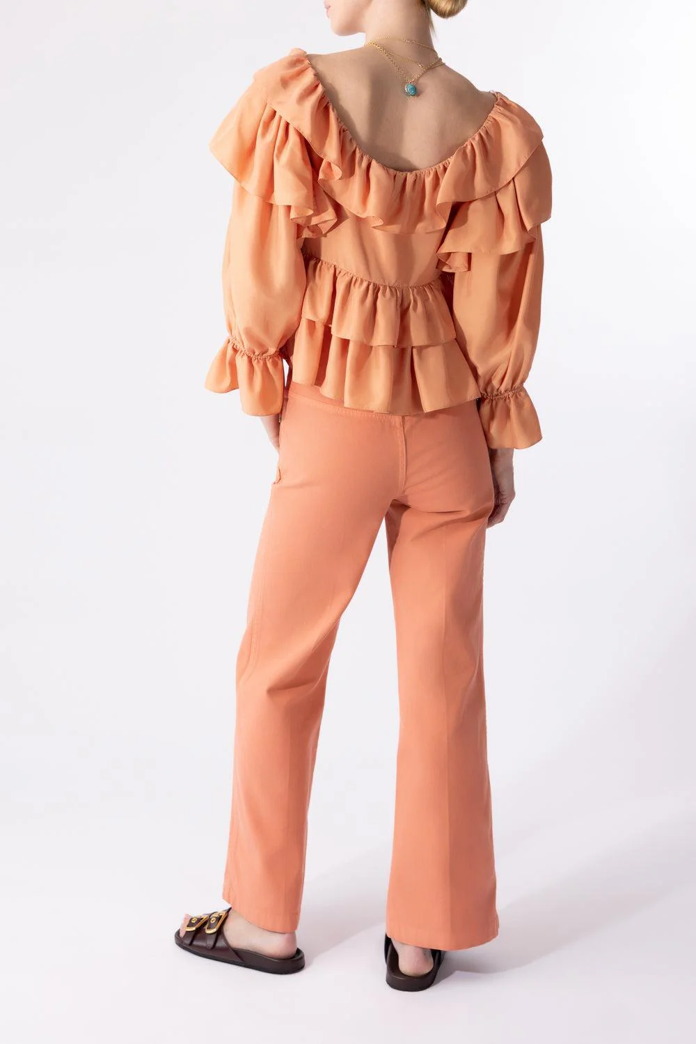 Cropped Ruffle Top - Image 4