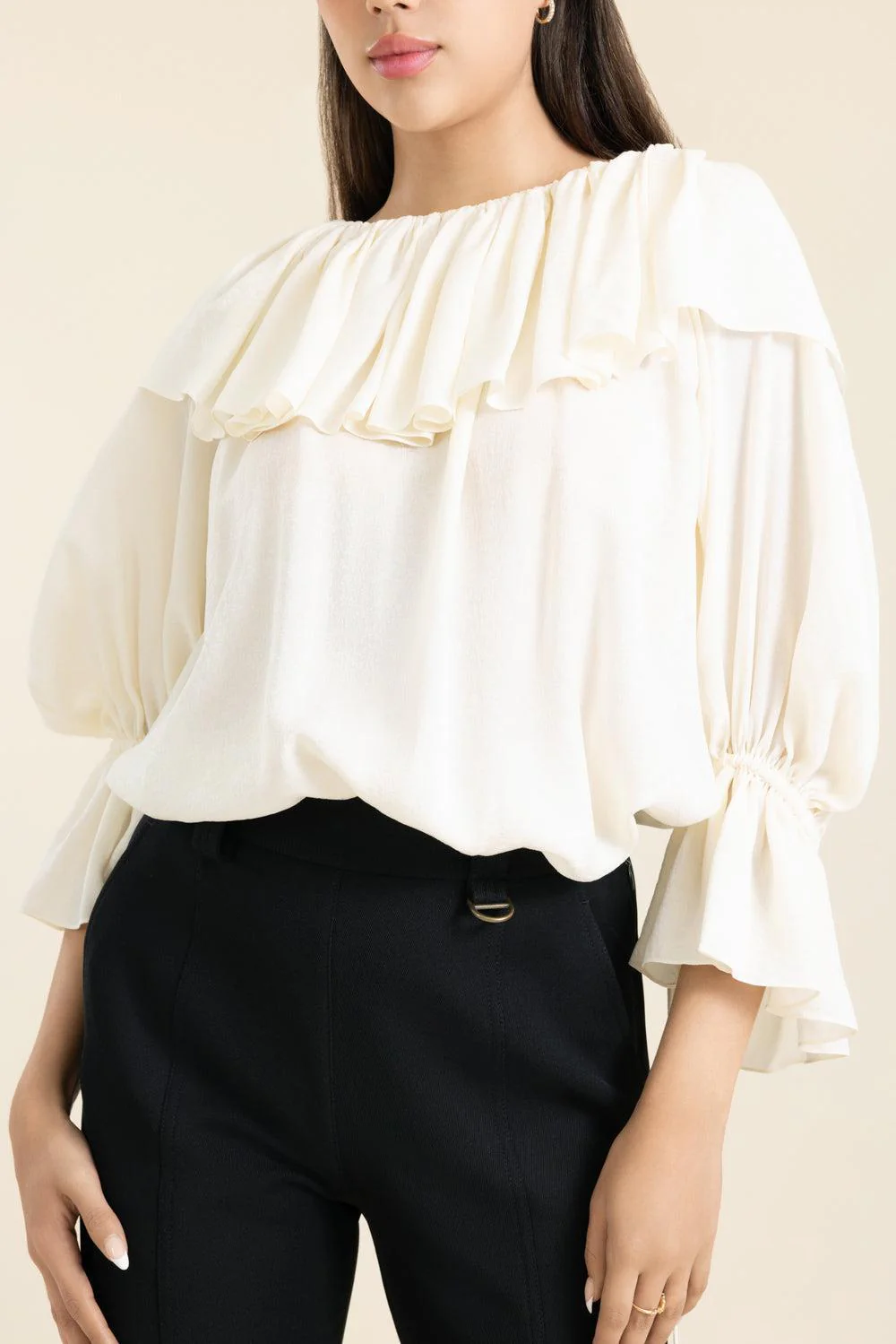 Fluid Ruffle Top - Image 3