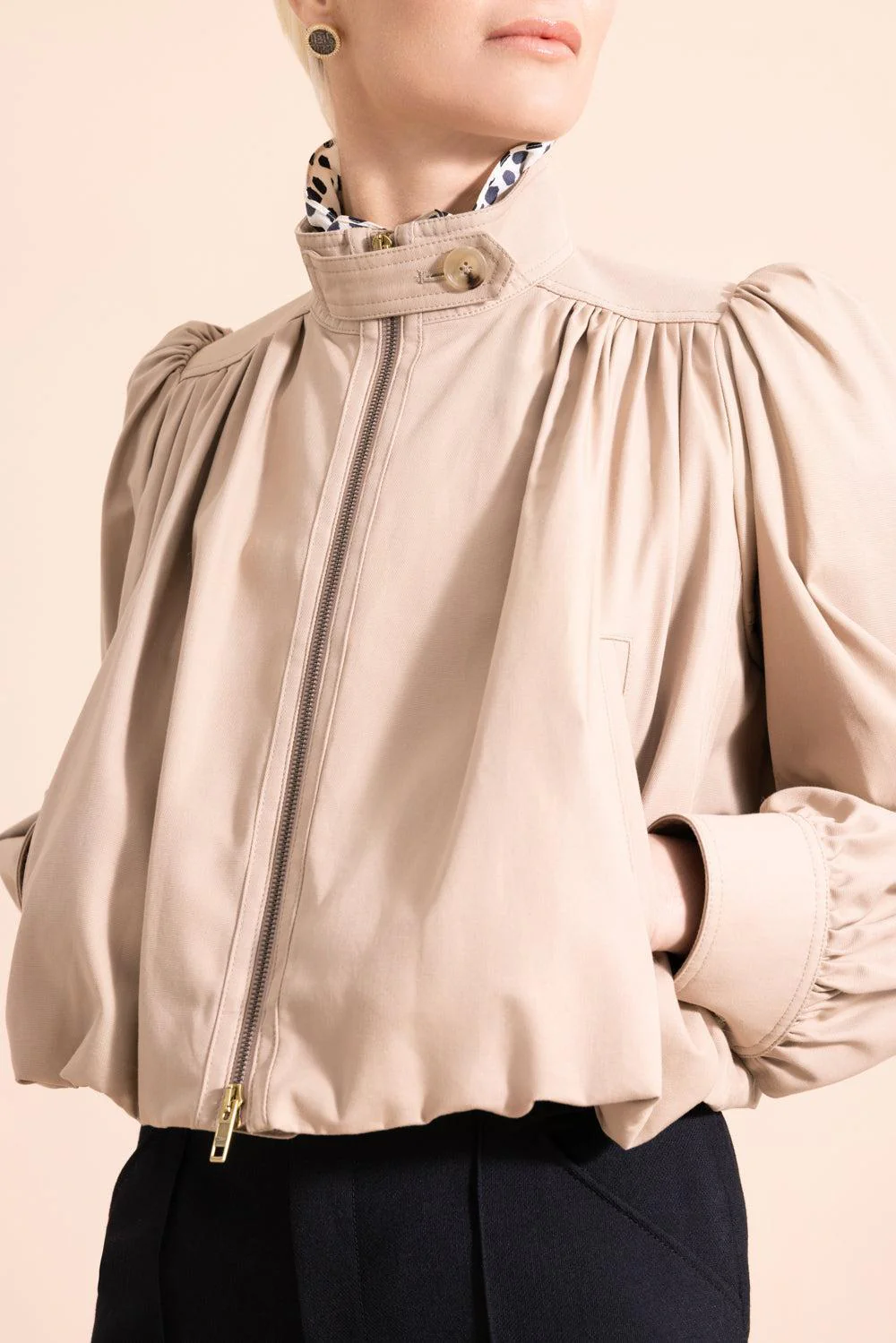 Gathered Boule Jacket - Image 3
