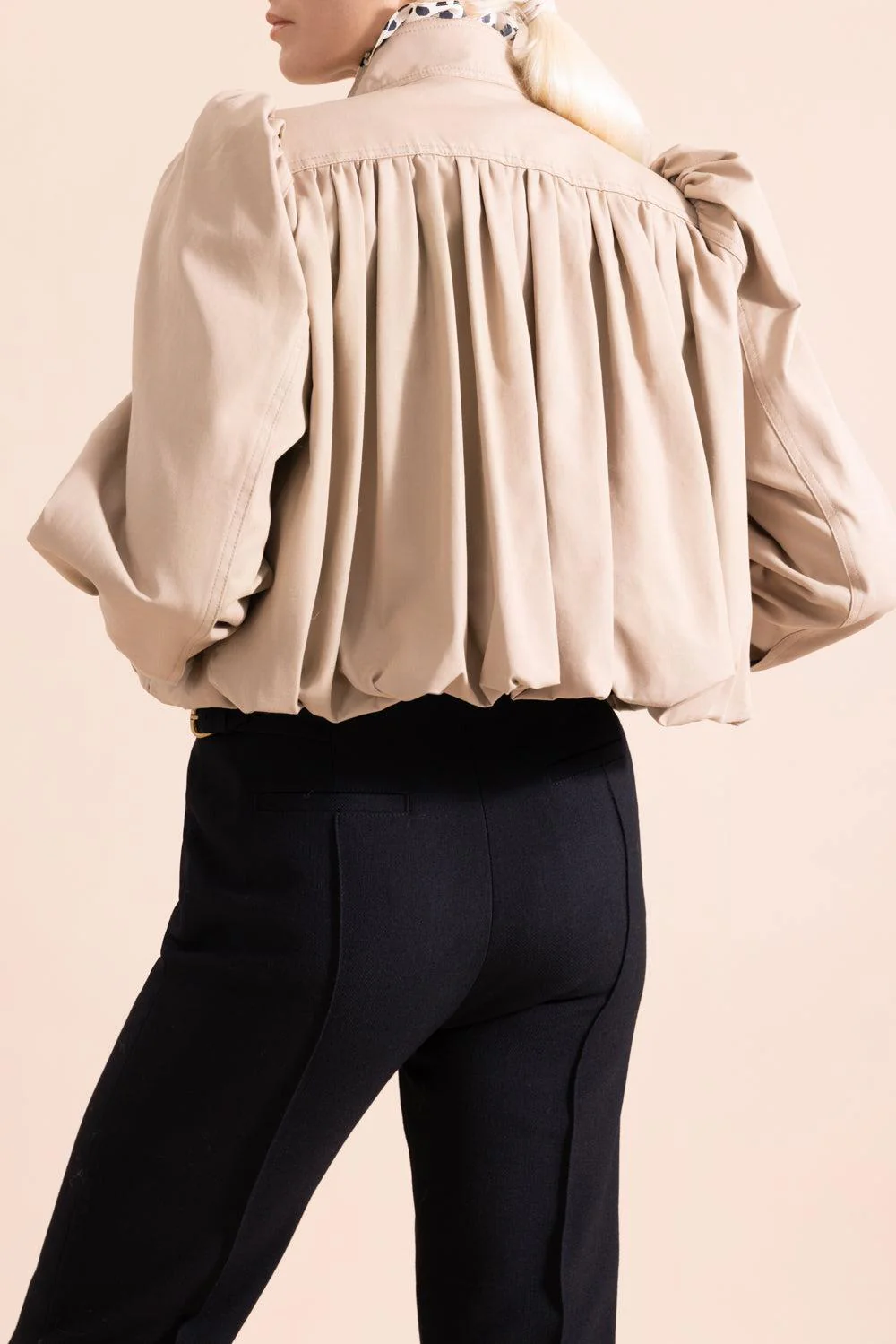 Gathered Boule Jacket - Image 4