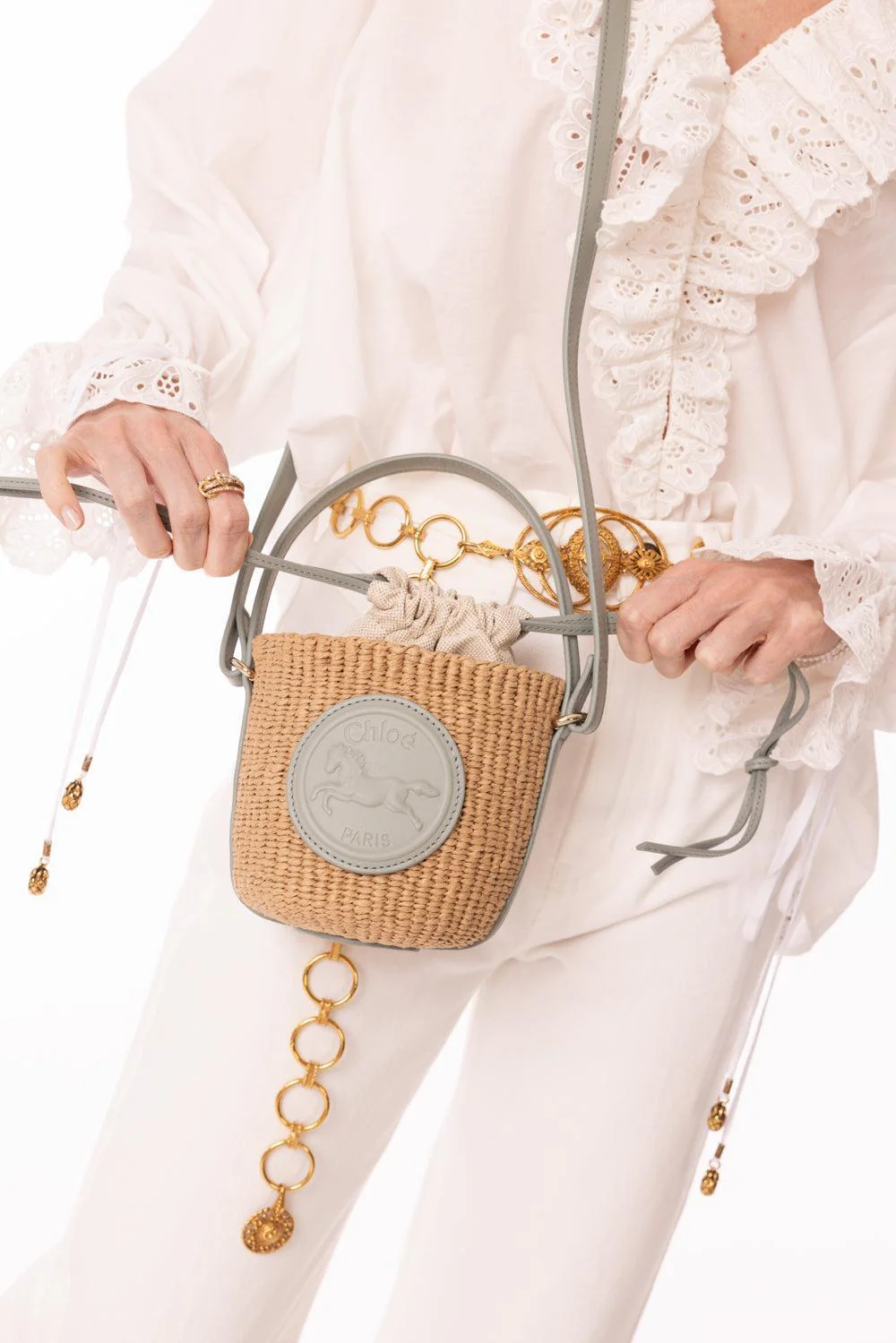 Horse Medal Basket Bag - Image 3