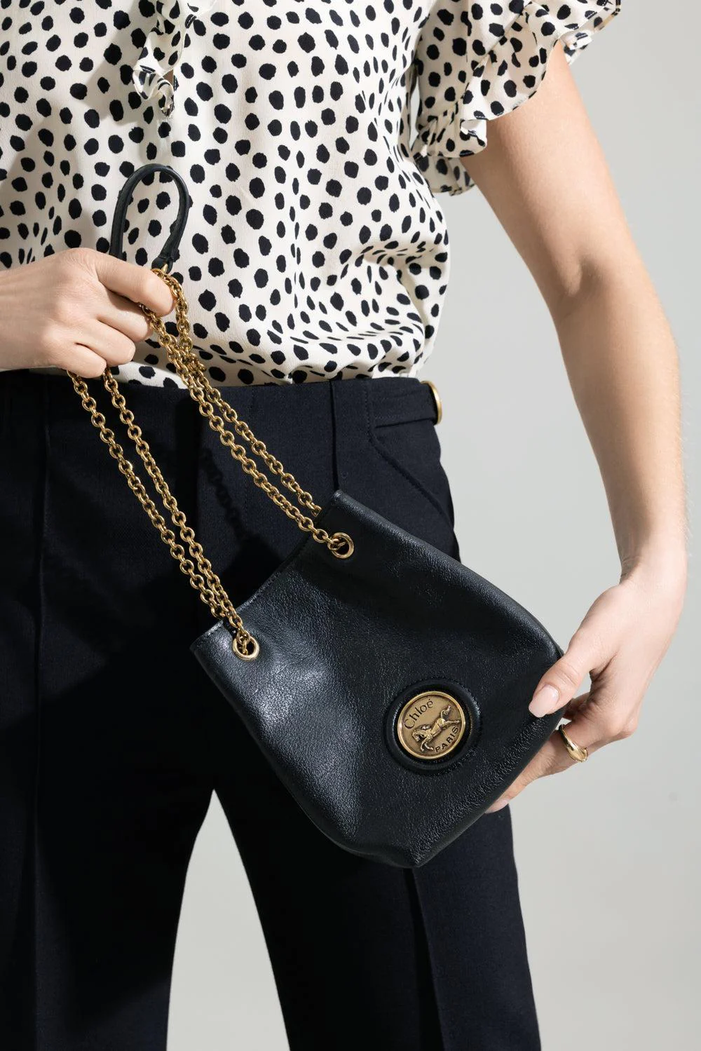 Horse Medal Mini Bucket Bag - Image 2