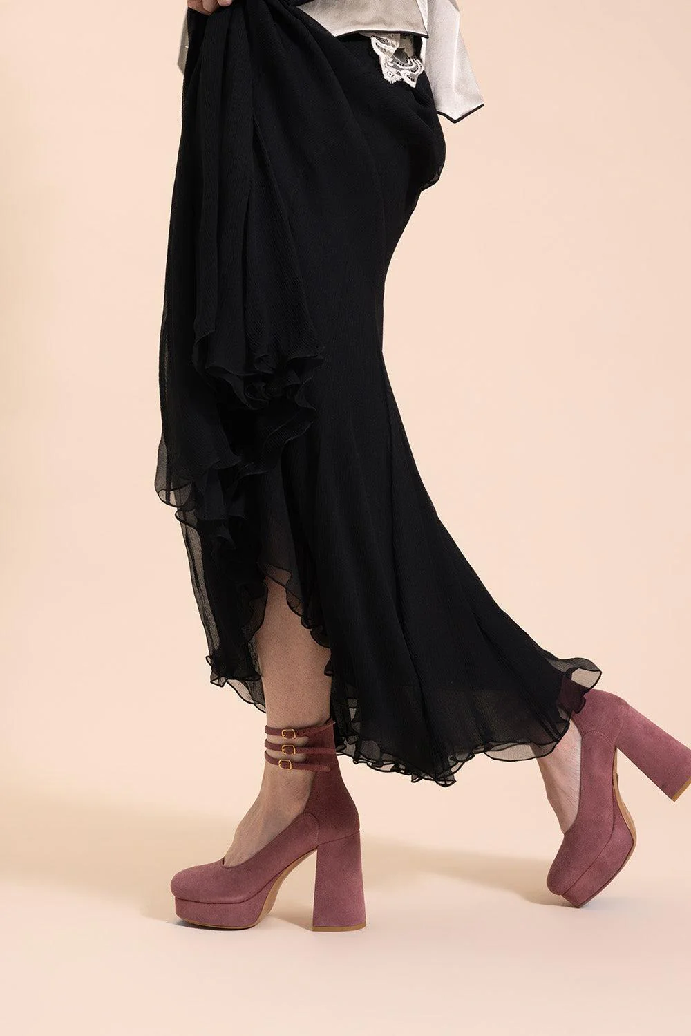 Loti Suede Platform Heel - Image 2