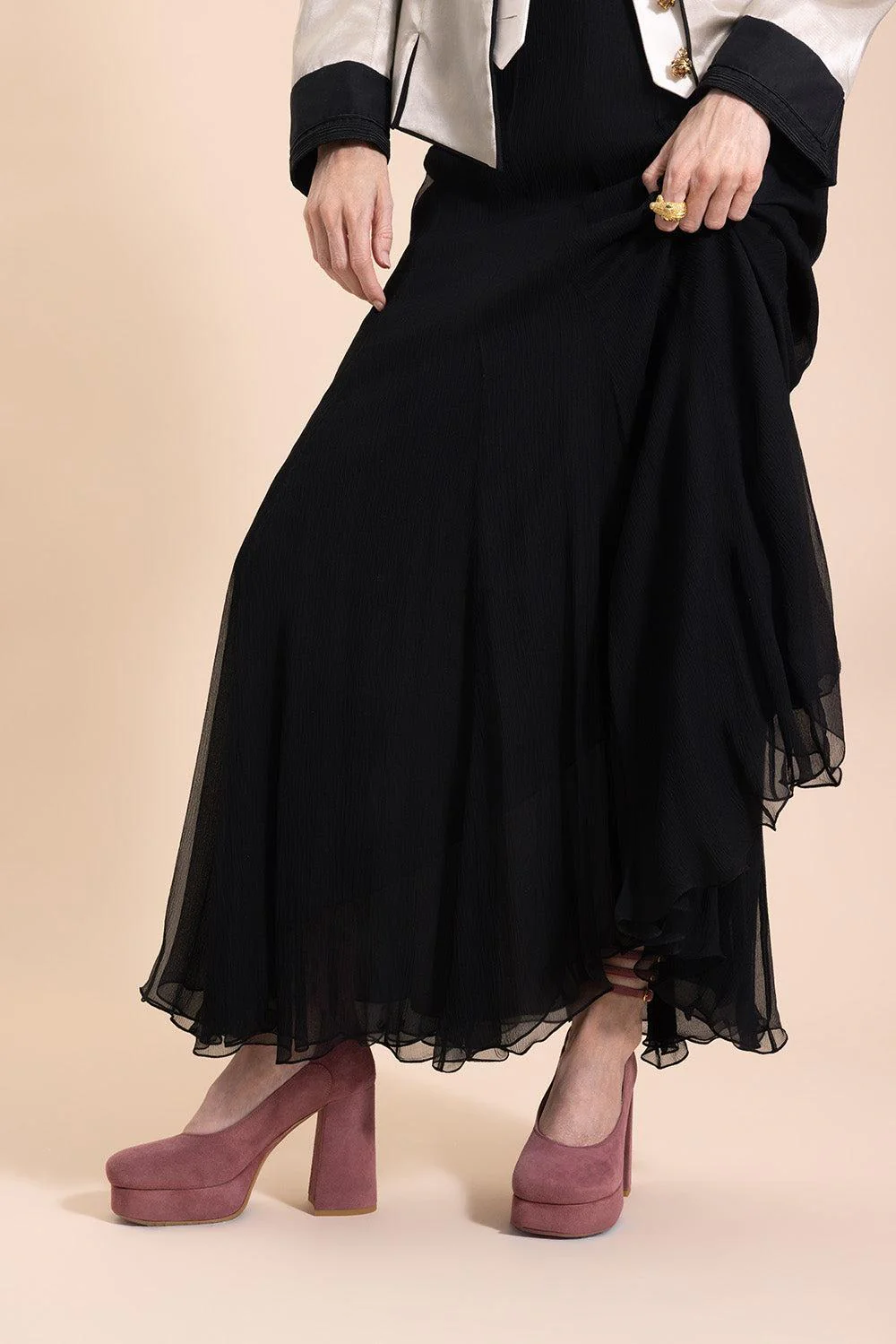 Loti Suede Platform Heel - Image 3