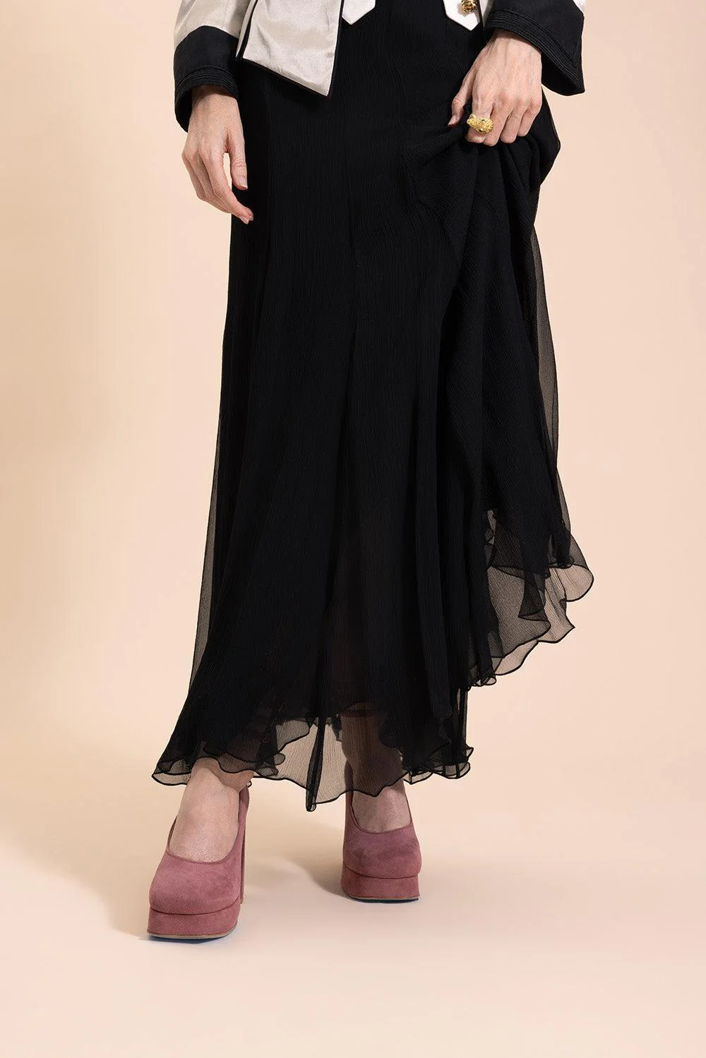 Loti Suede Platform Heel - Image 4
