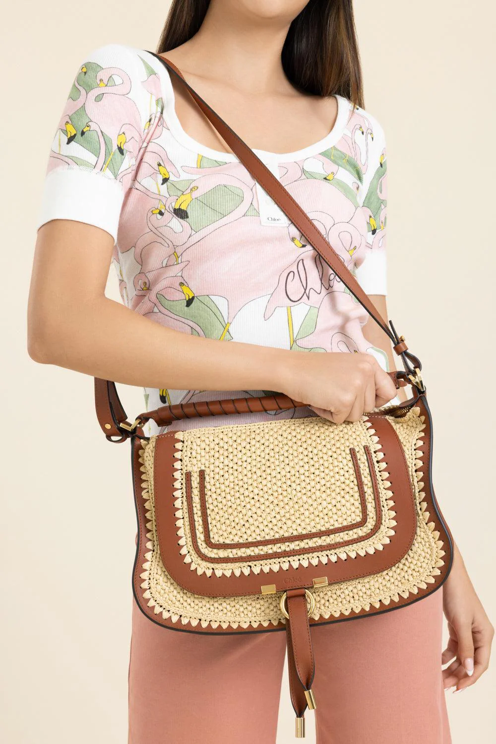 Marcie Small Shoulder Bag - Clay Brown - Image 3