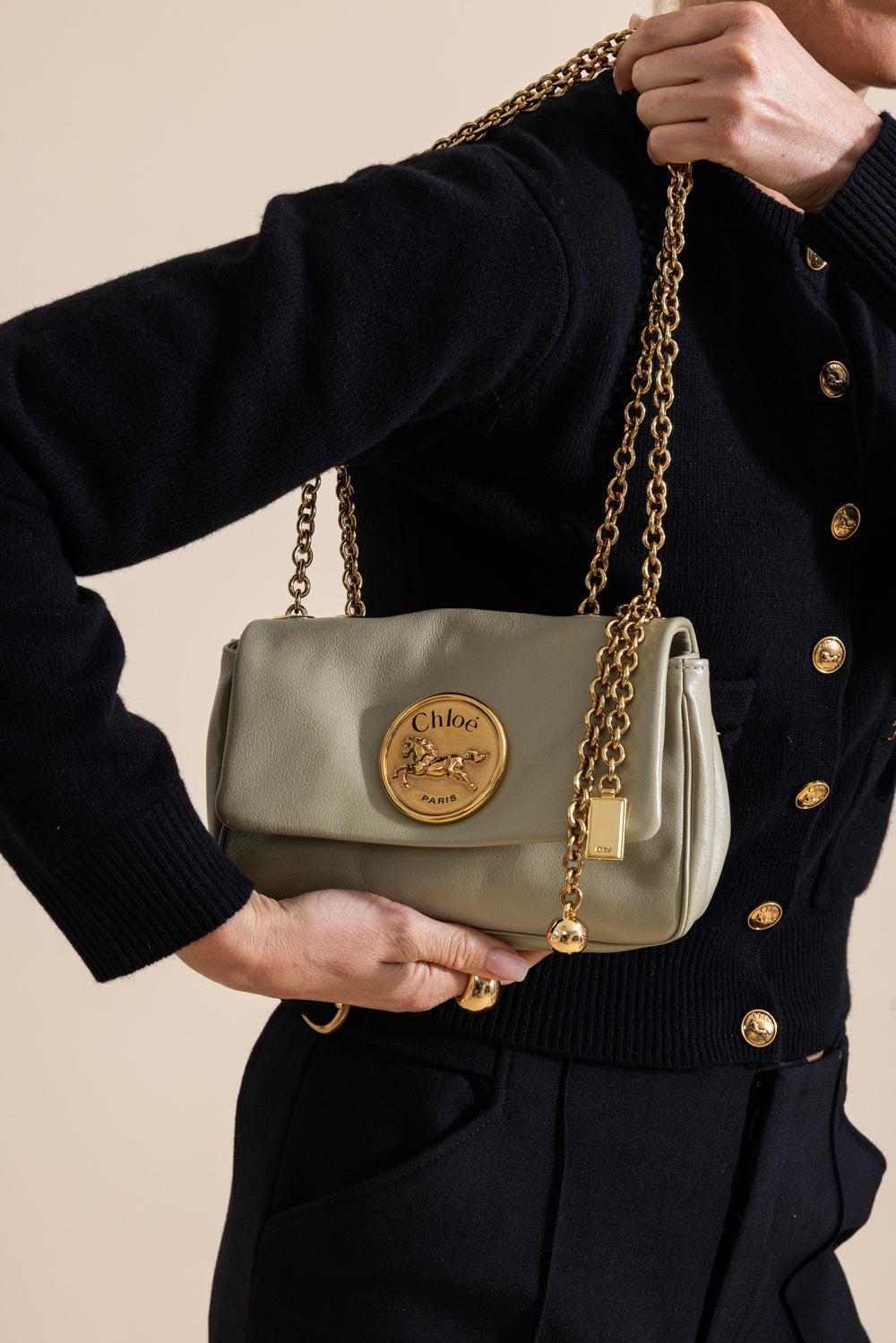 Small Chloé Heritage Shoulder Bag - Beige - Image 3