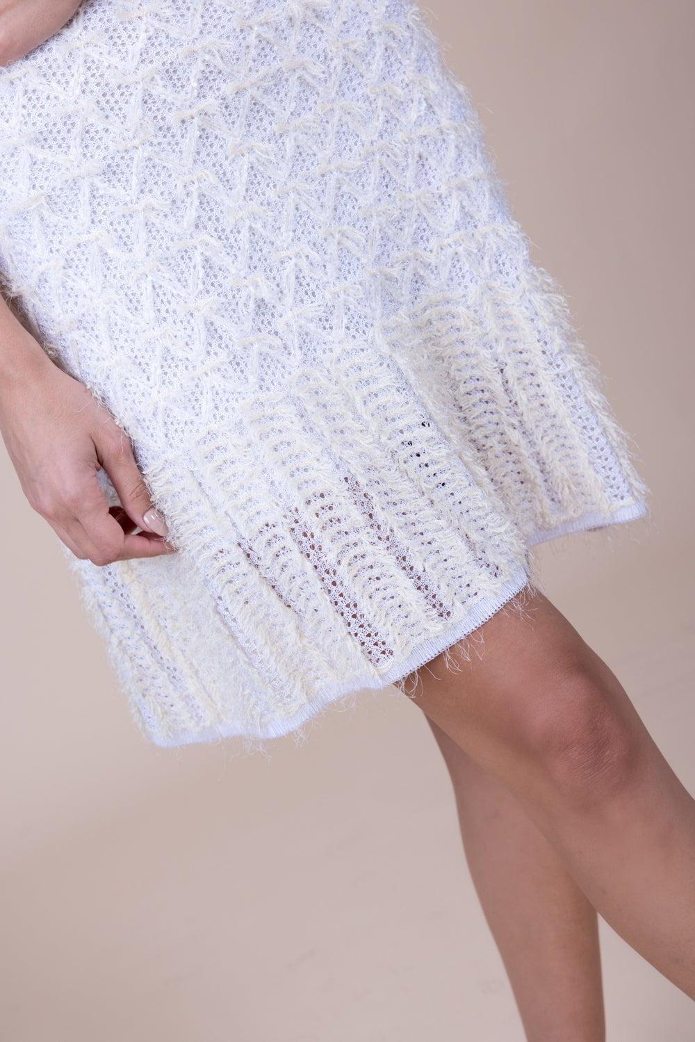 Flare Mini Dress - Iconic Milk - Image 4