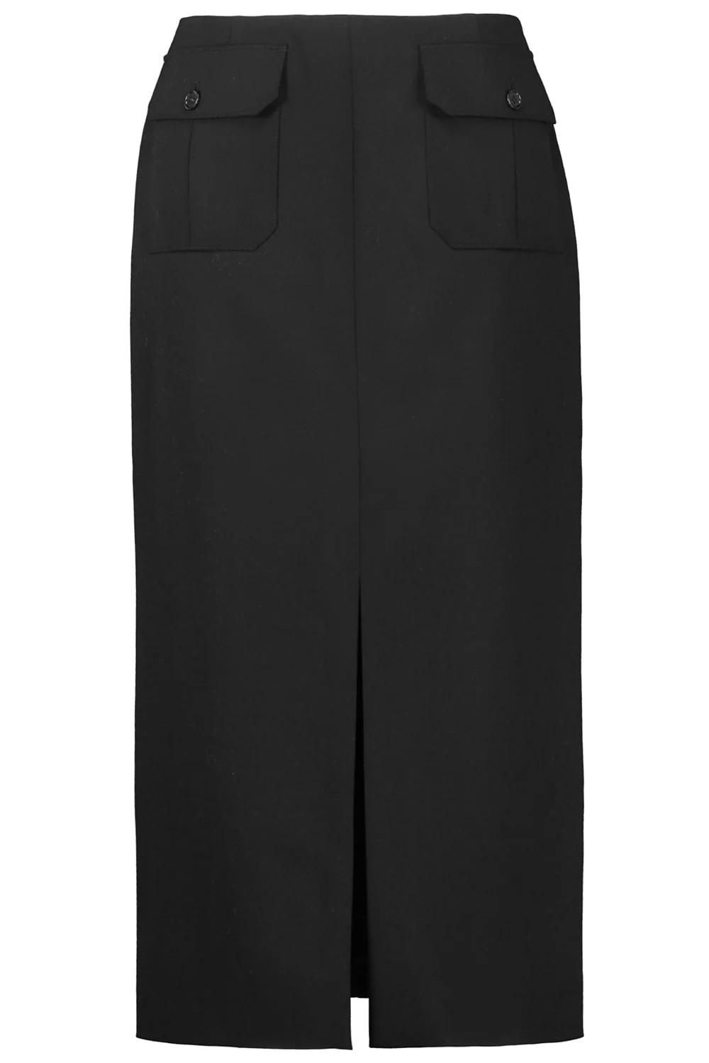Front Slit Long Skirt