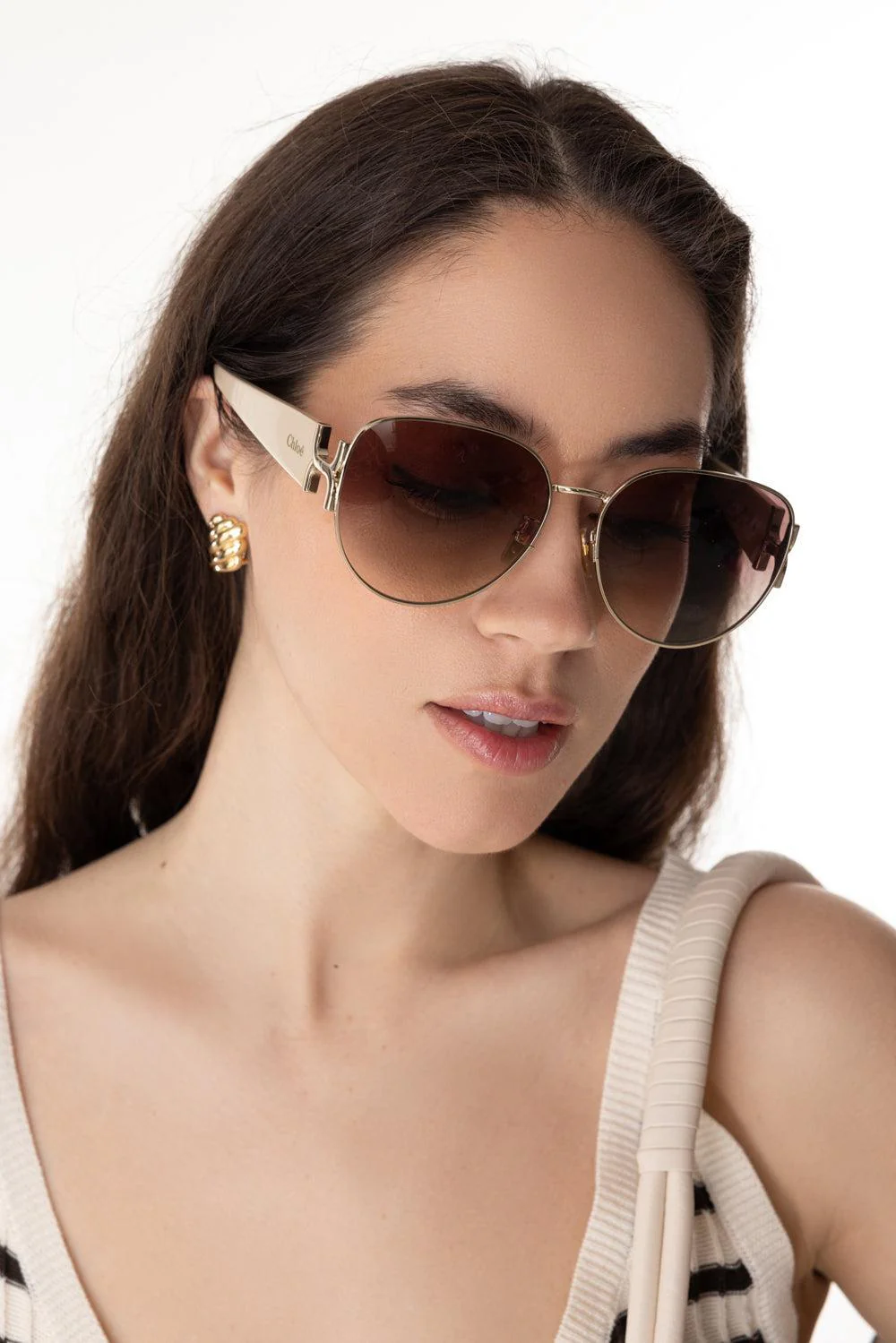 Oval Aviator Sunglasses - Image 4