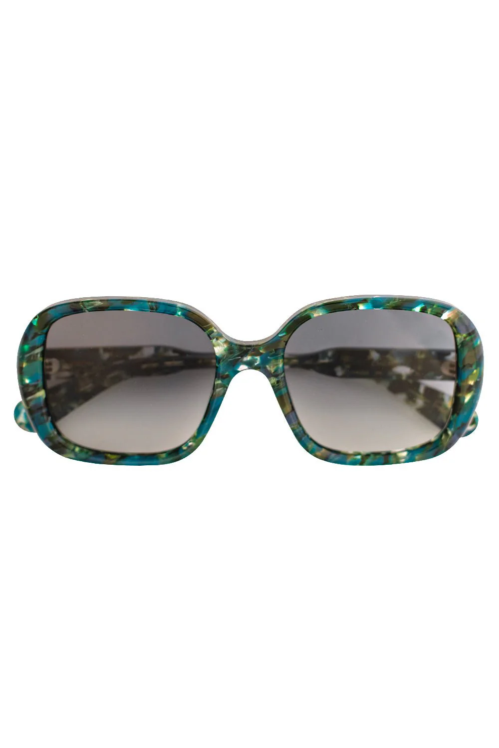 Patterened Square Sunglasses