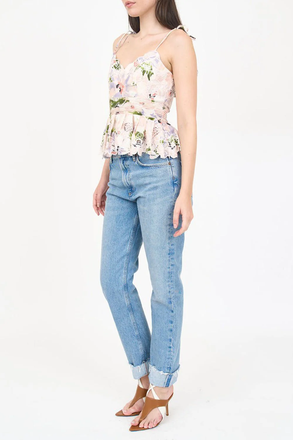 Ashton Top - Lilac Floral - Image 4